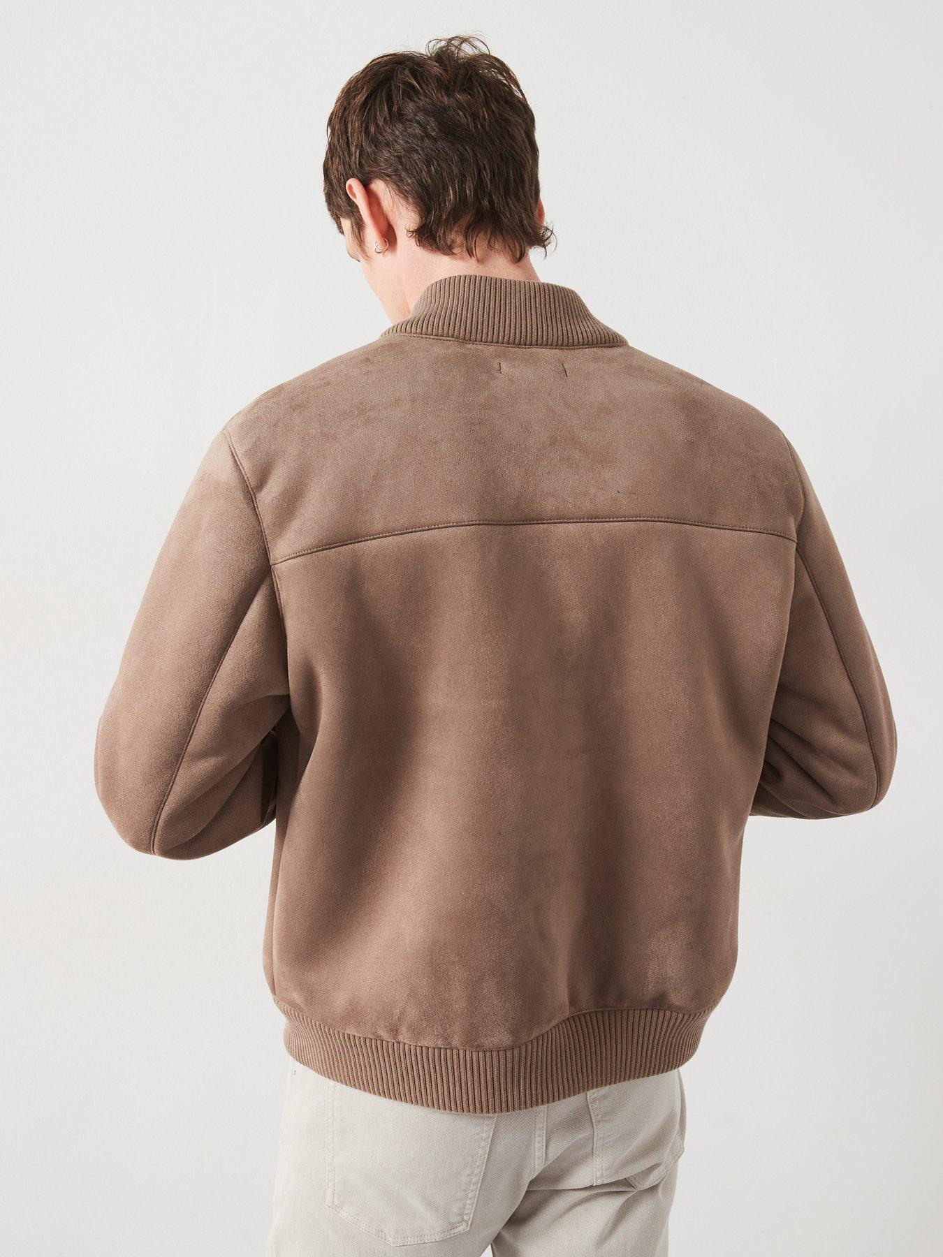Image 2 of 6 of Mango Anil Smart Fit Bomber Jacket&nbsp;- Brown