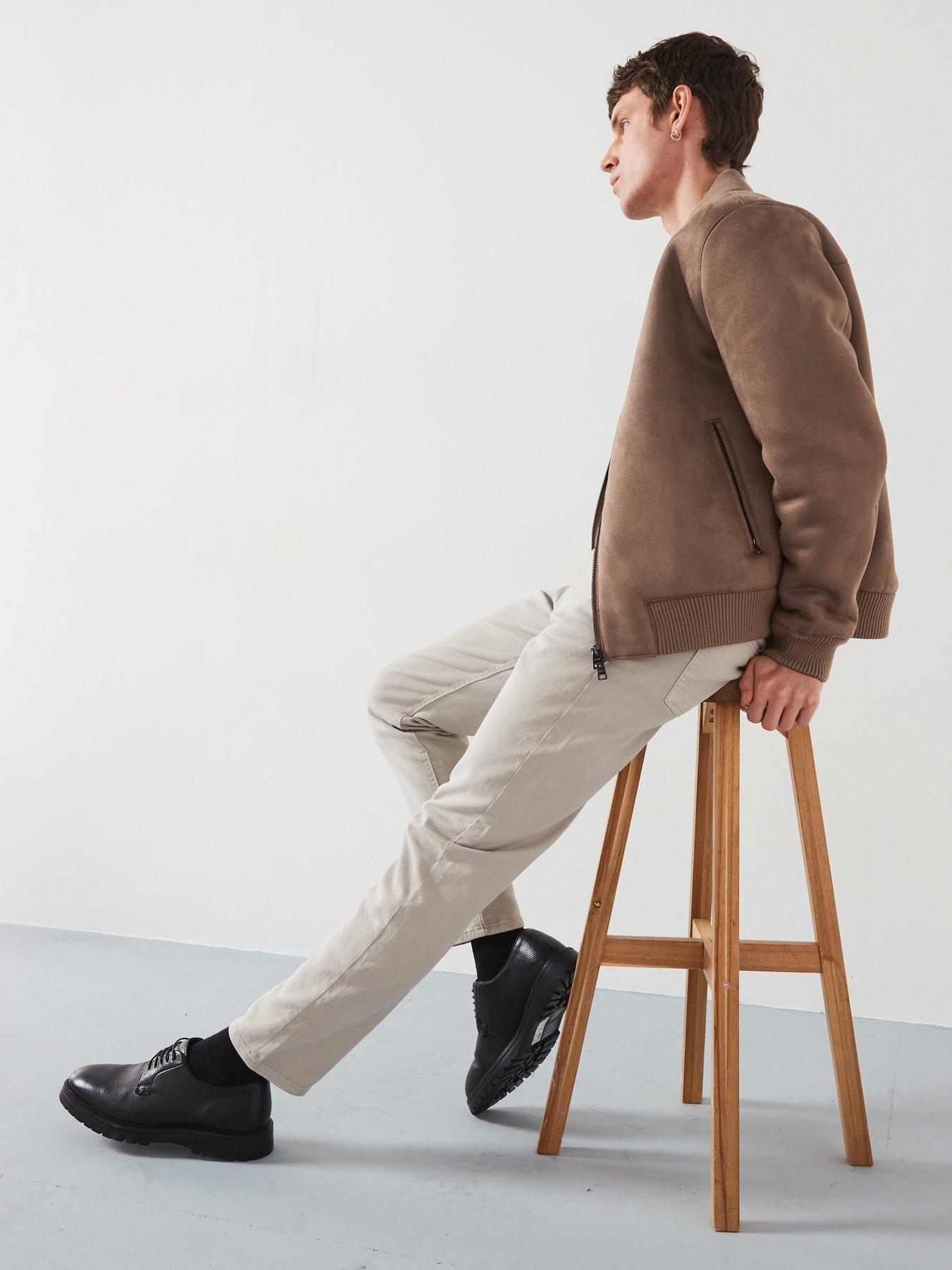 Image 6 of 6 of Mango Anil Smart Fit Bomber Jacket&nbsp;- Brown
