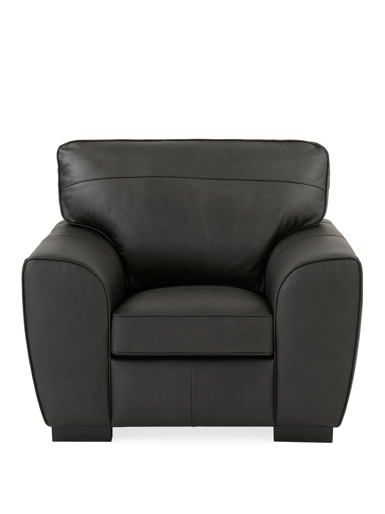 Image 2 of 6 of The Very Collection Sona Leather Armchair