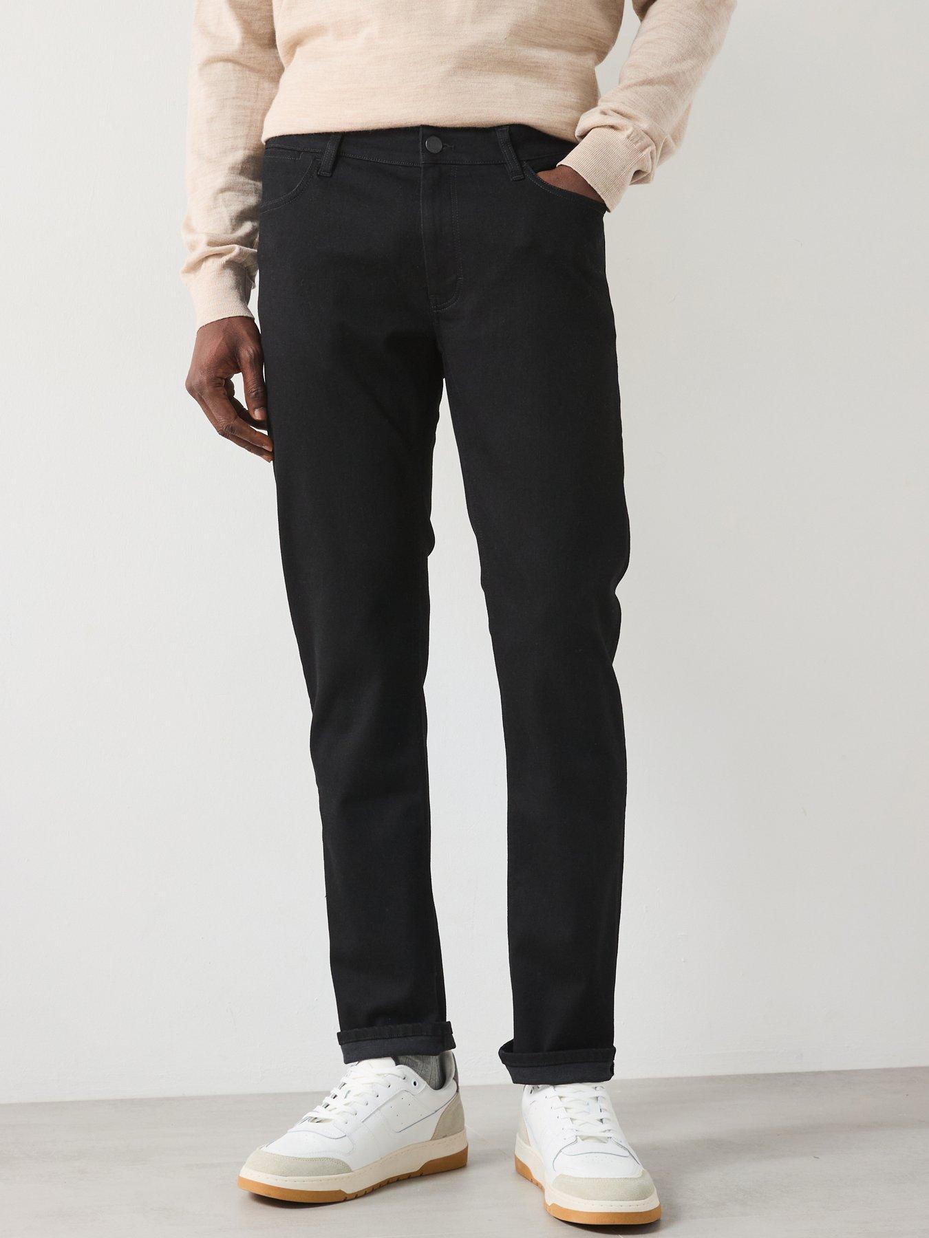 Mango Patrick Smart Straight Fit Jeans - Black