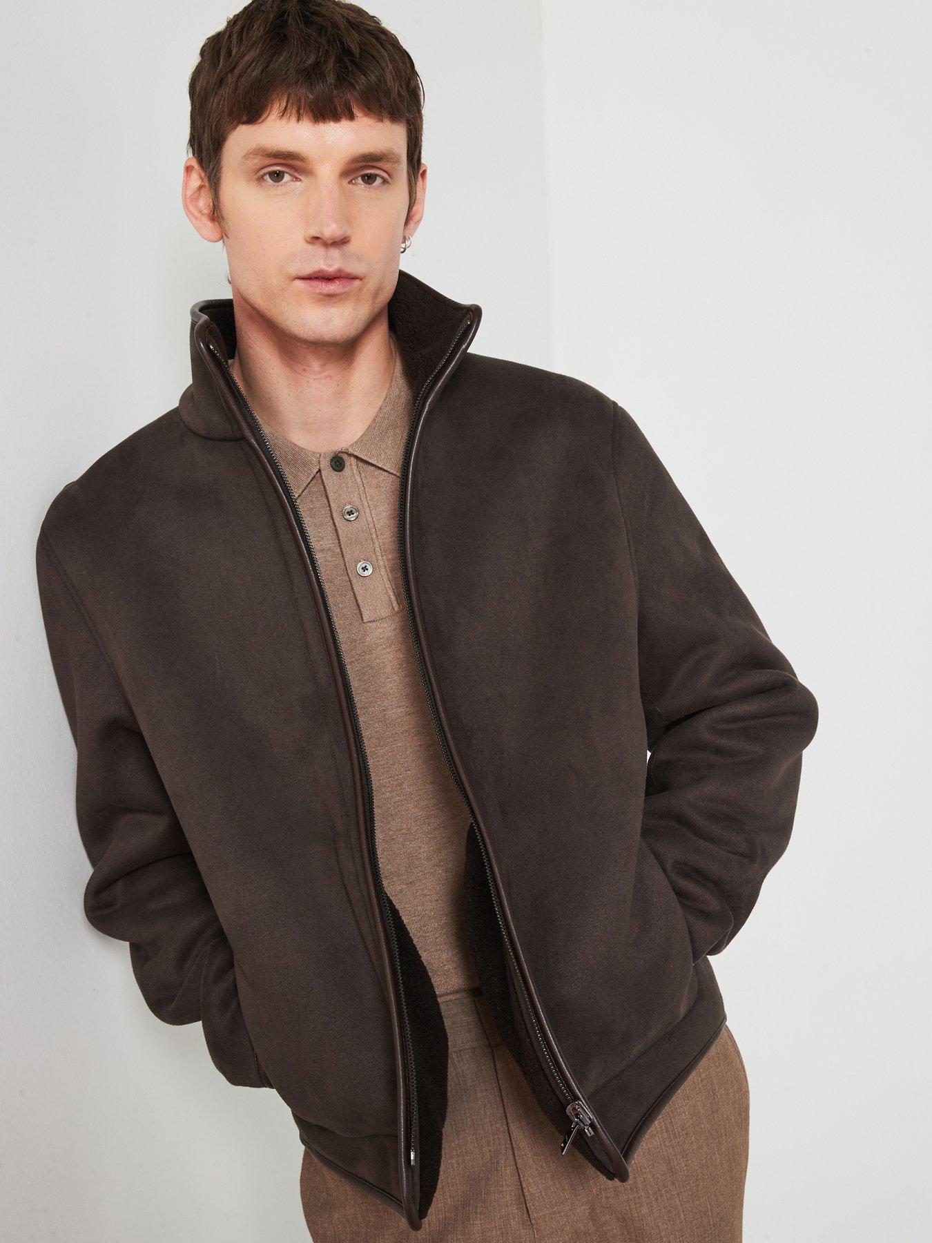 undefined Viggo Smart Reversible Shearling Jacket - Brown