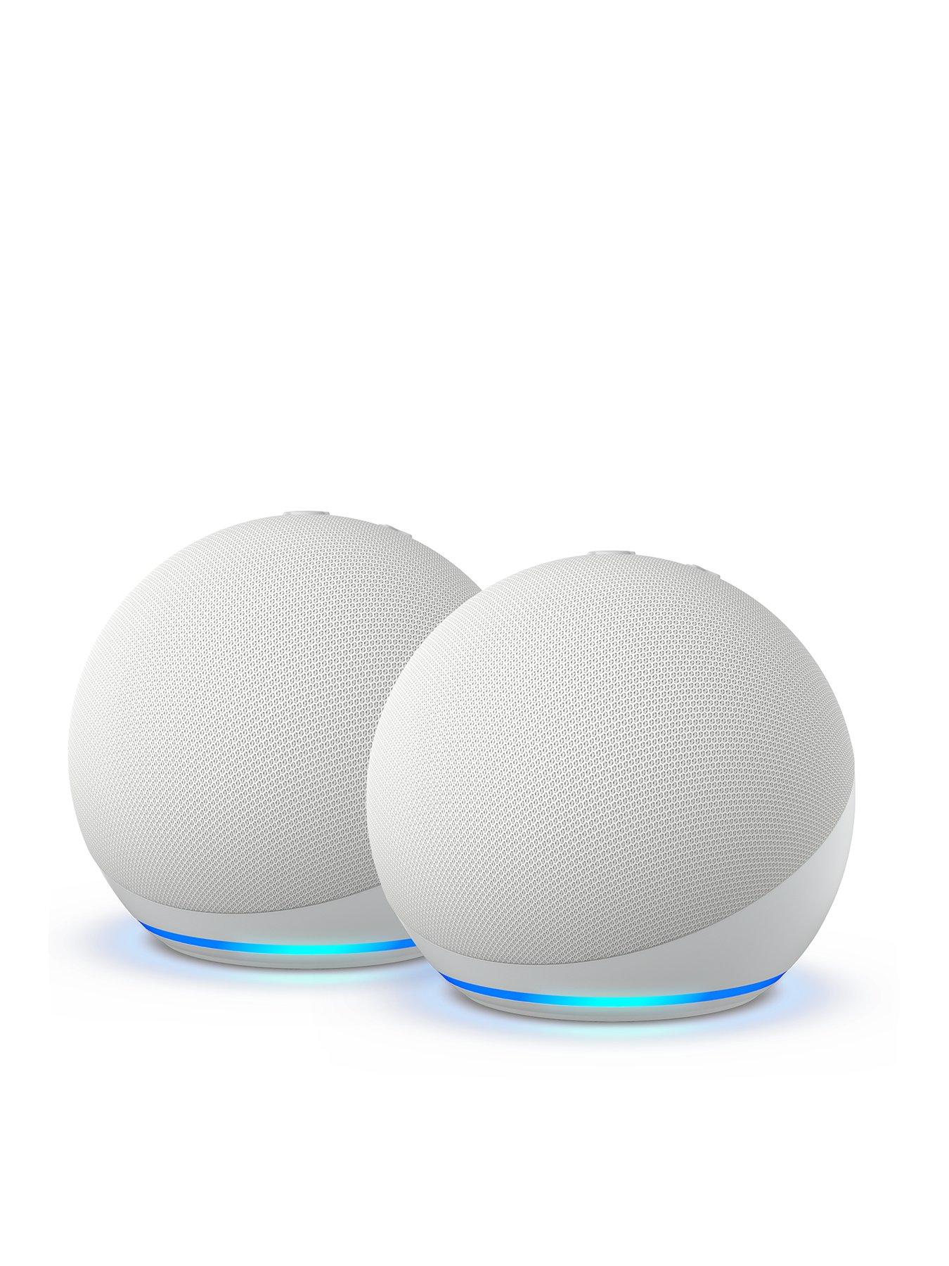 Image 1 of 7 of Amazon Amazon Echo Dot (5th Generation) Smart Speaker - 2 Pack, White