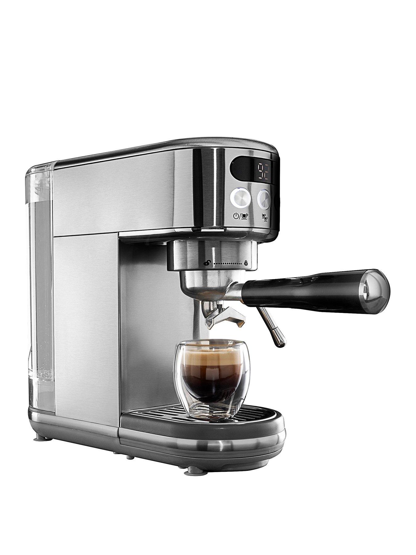 Image 1 of 7 of Daewoo 20-Bar&nbsp;Digital&nbsp;Compact Espresso Coffee Maker