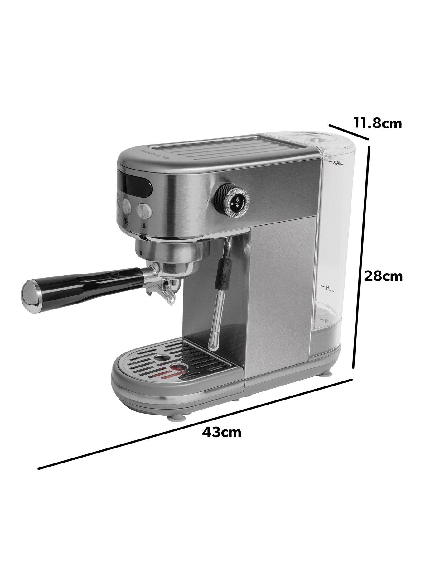 Image 7 of 7 of Daewoo 20-Bar&nbsp;Digital&nbsp;Compact Espresso Coffee Maker