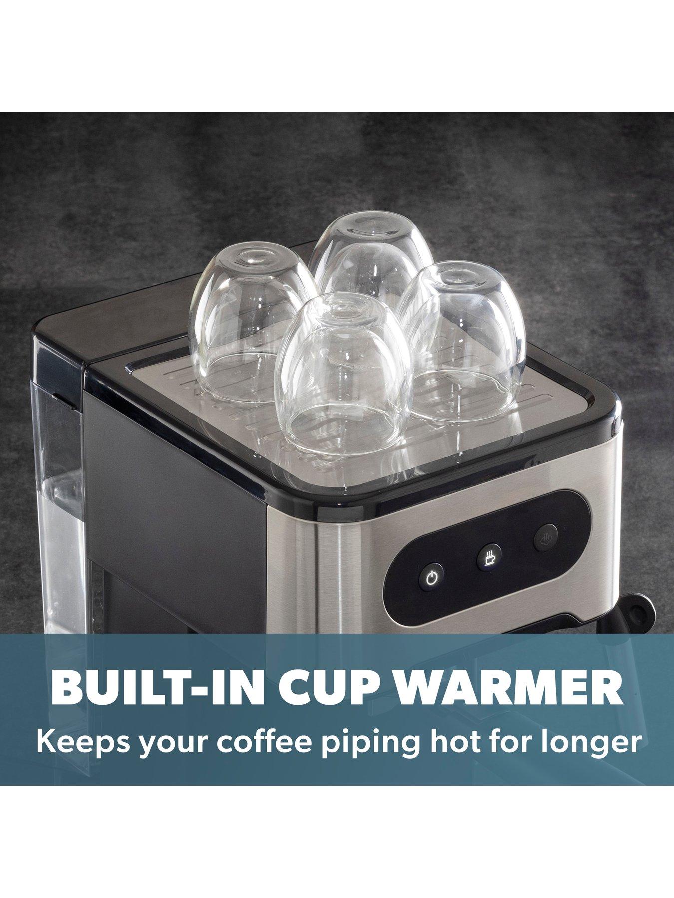 Image 3 of 6 of Daewoo 20-Bar Espresso Coffee Maker with Steam Wand