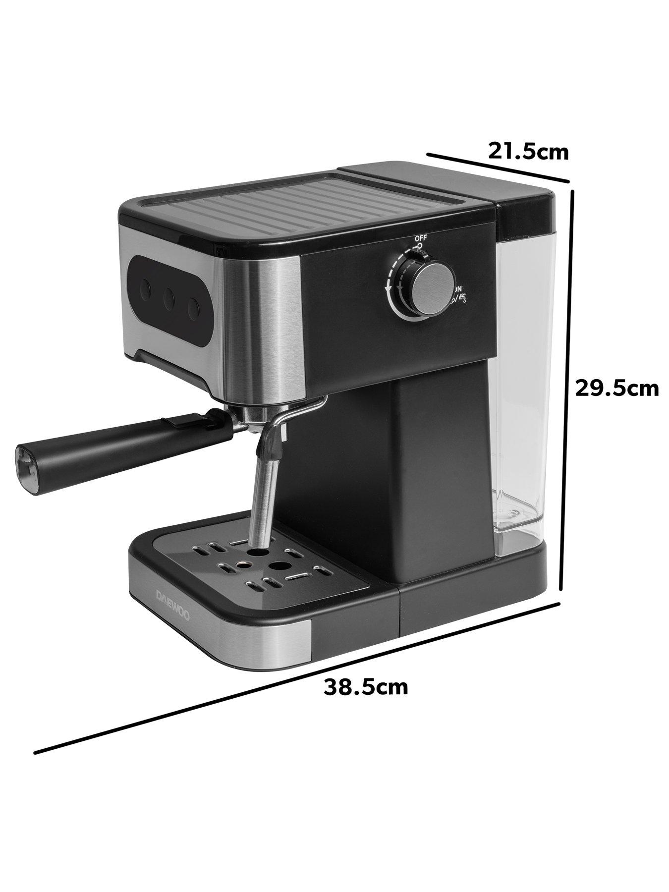 Image 6 of 6 of Daewoo 20-Bar Espresso Coffee Maker with Steam Wand