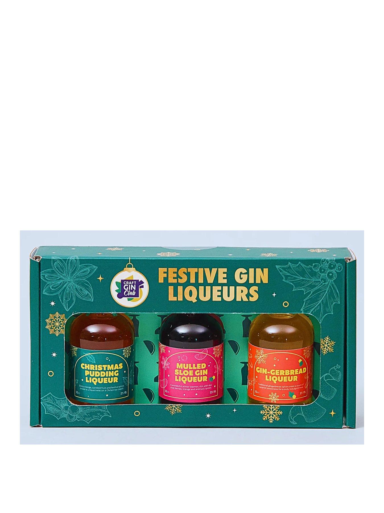 undefined Craft Gin Club Festive Gin Liqueurs Set 3x5cl