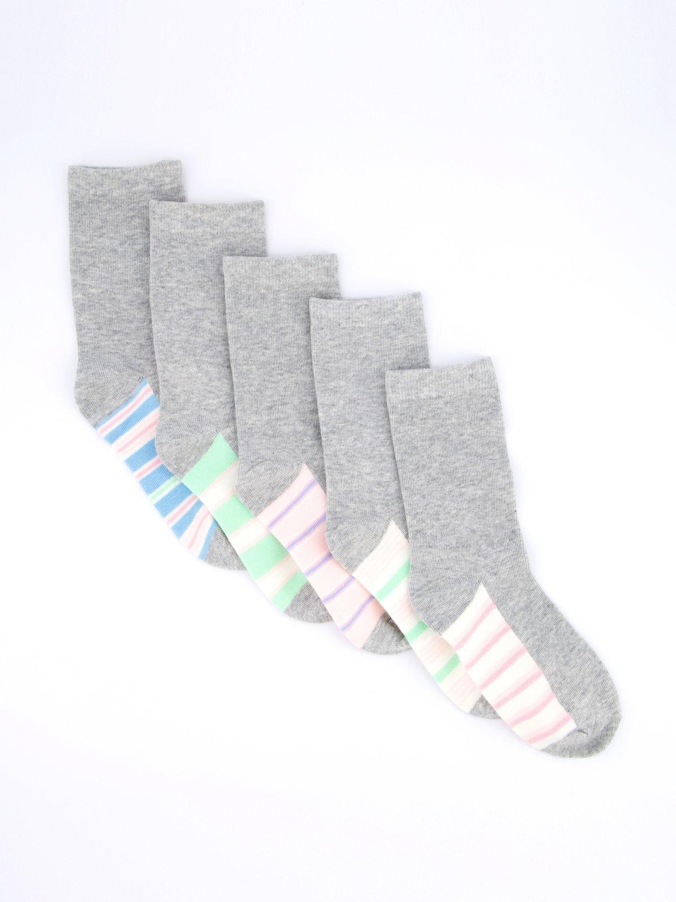 undefined 5pk Printed Ankle Socks