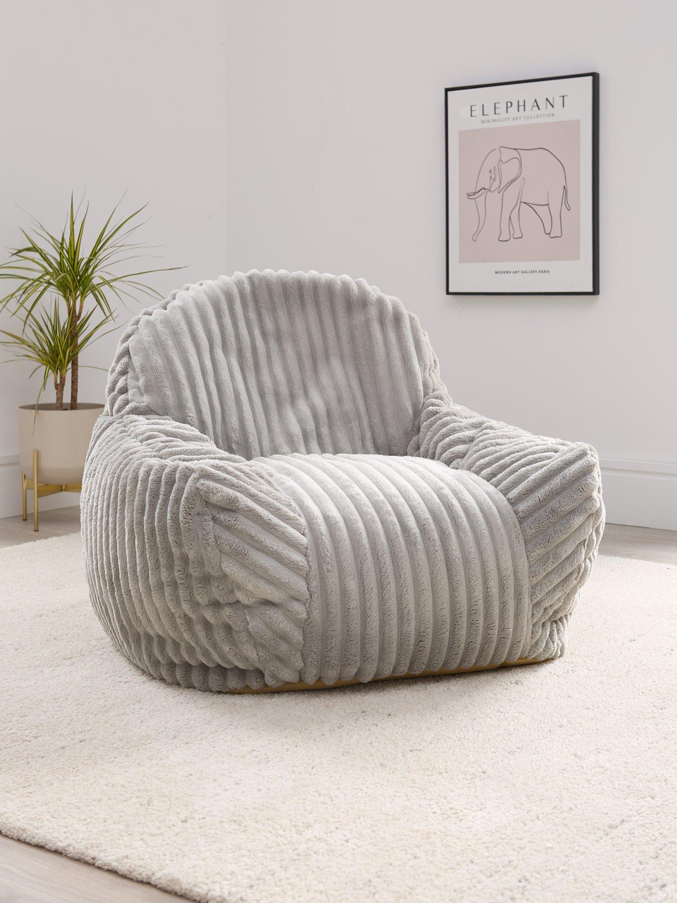 KAIKOO Bounce Chair- Grey Fur
