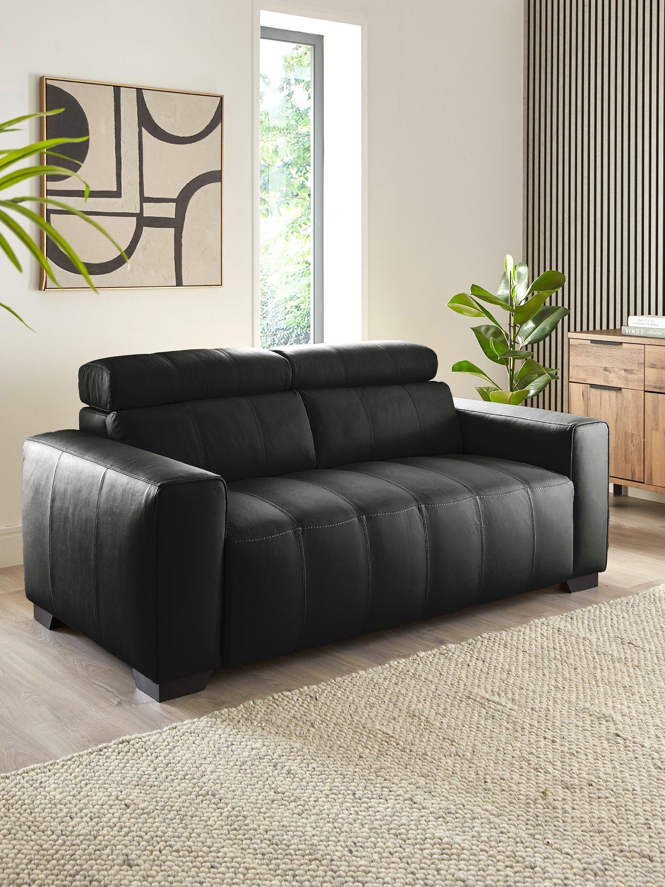 The Very Collection Cannes Italian Leather 2 Seater Sofa