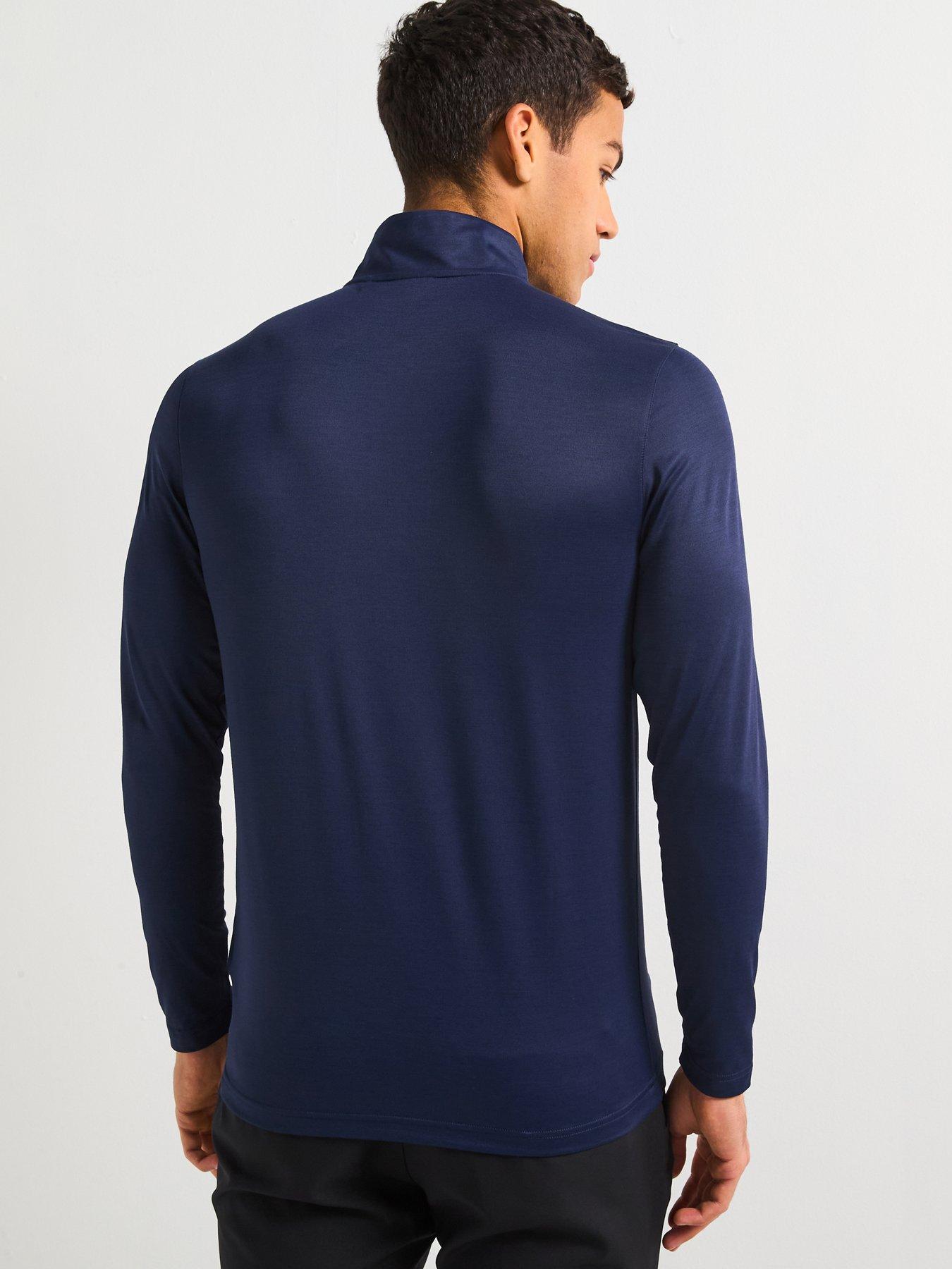 Image 2 of 4 of Puma Mens Golf Icon 20 1/4 Zip Top - Deep Navy