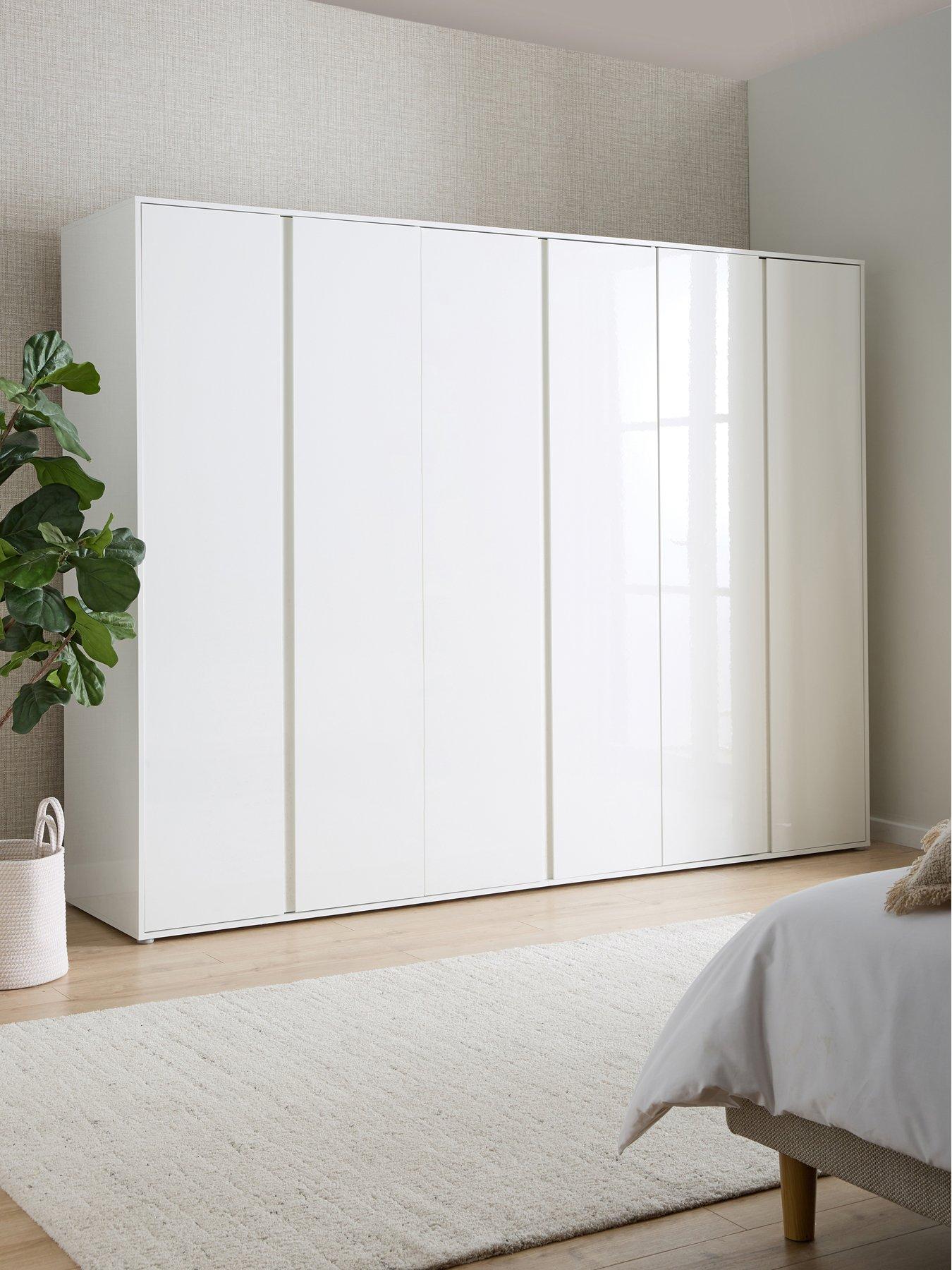 Product photograph of Very Home Layton Gloss 6 Door Wardrobe - Fsc Reg Certified from very.co.uk