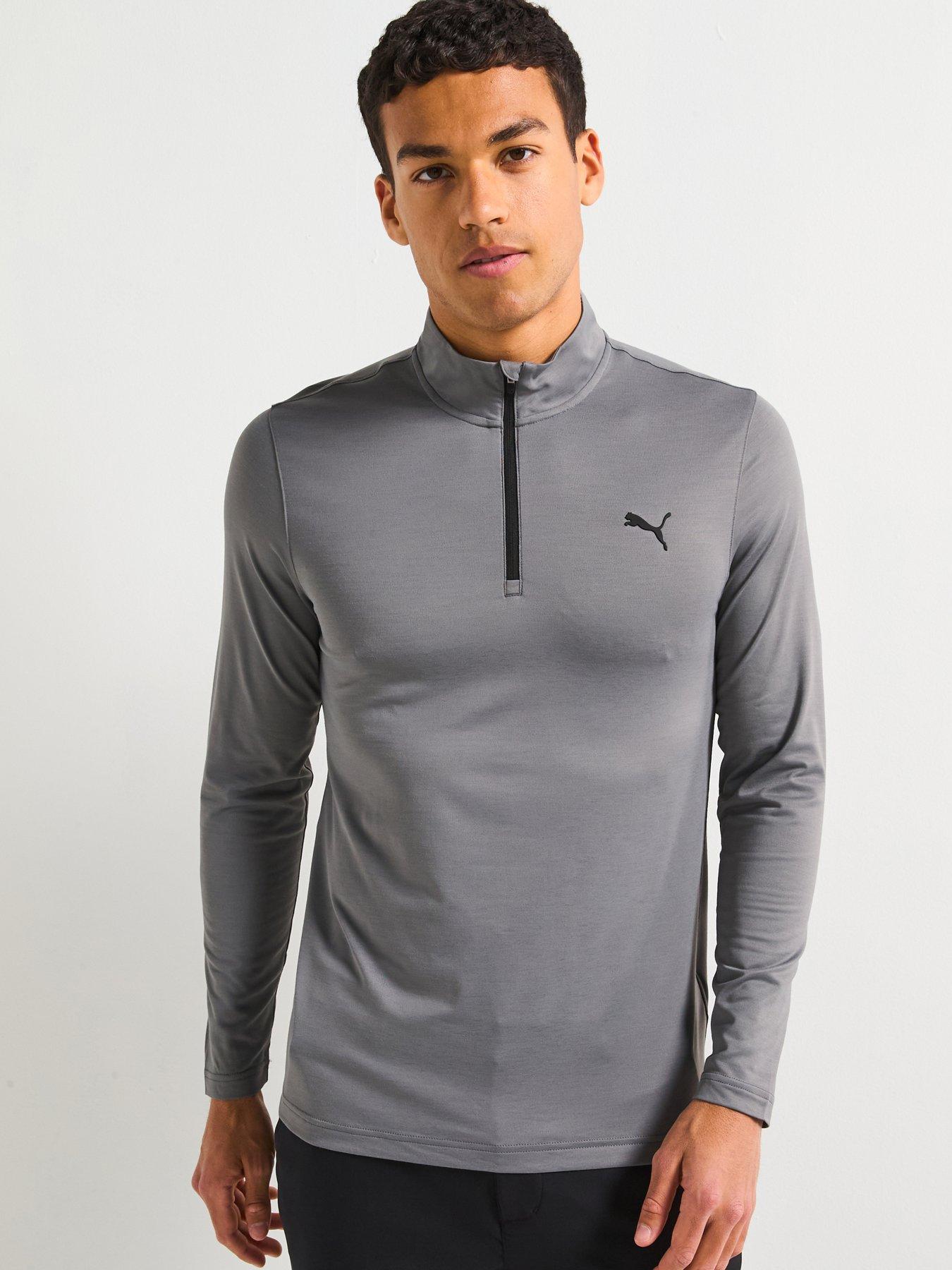 undefined Mens Golf Icon 2.0 1/4 Zip -Grey
