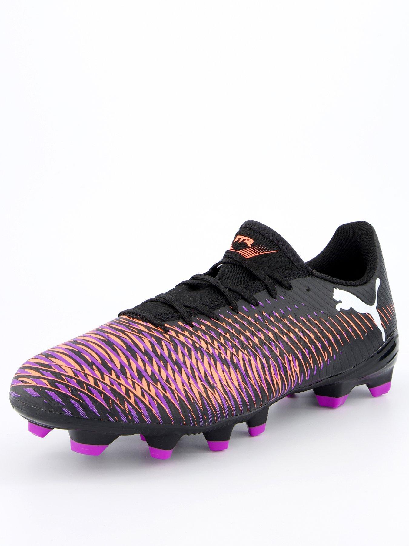 Image 2 of 7 of Puma Mens Future 8 Play Firm Ground Football Boot - Black/Purple