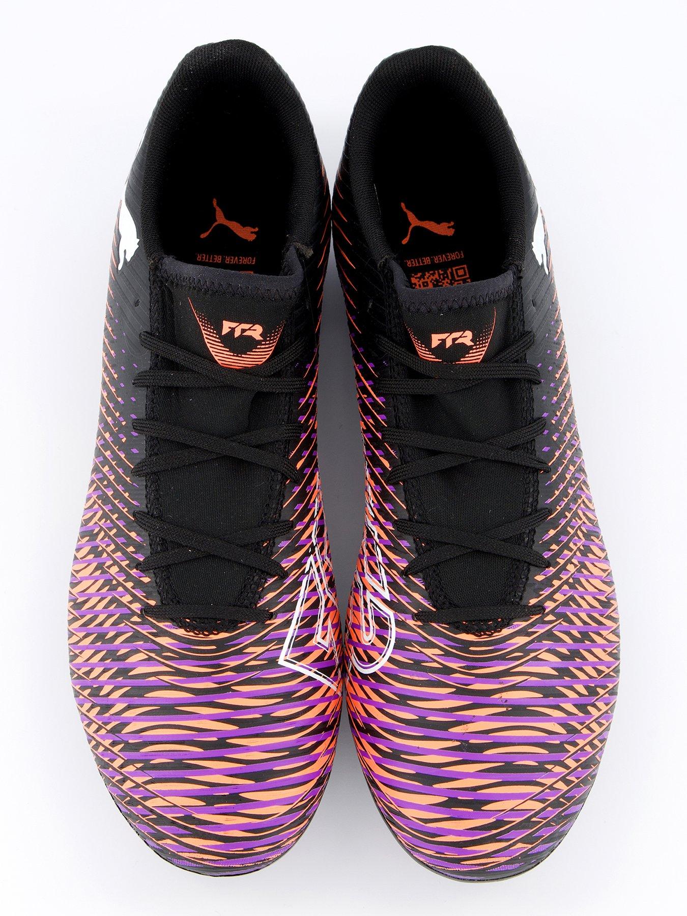 Image 3 of 7 of Puma Mens Future 8 Play Firm Ground Football Boot - Black/Purple