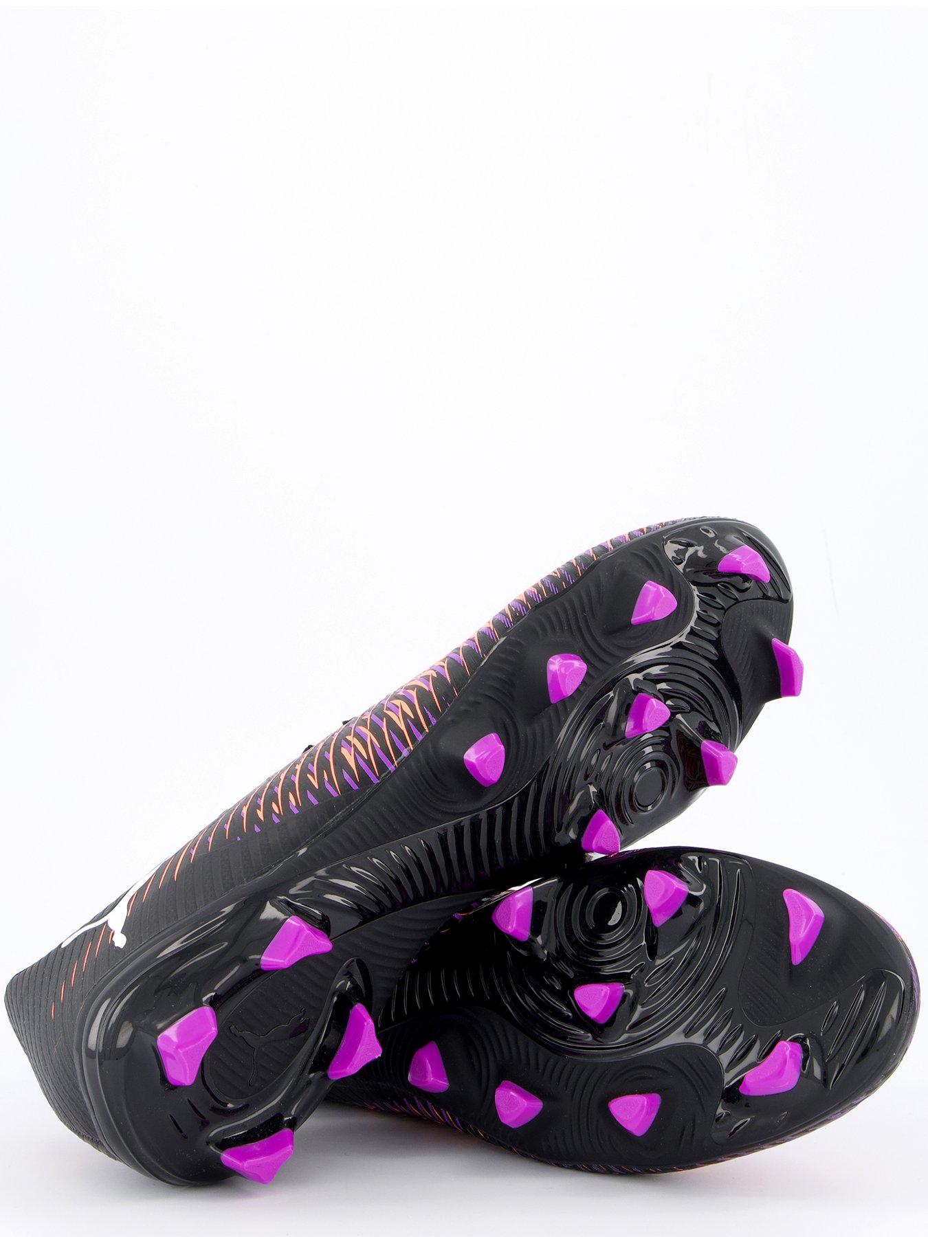 Image 4 of 7 of Puma Mens Future 8 Play Firm Ground Football Boot - Black/Purple