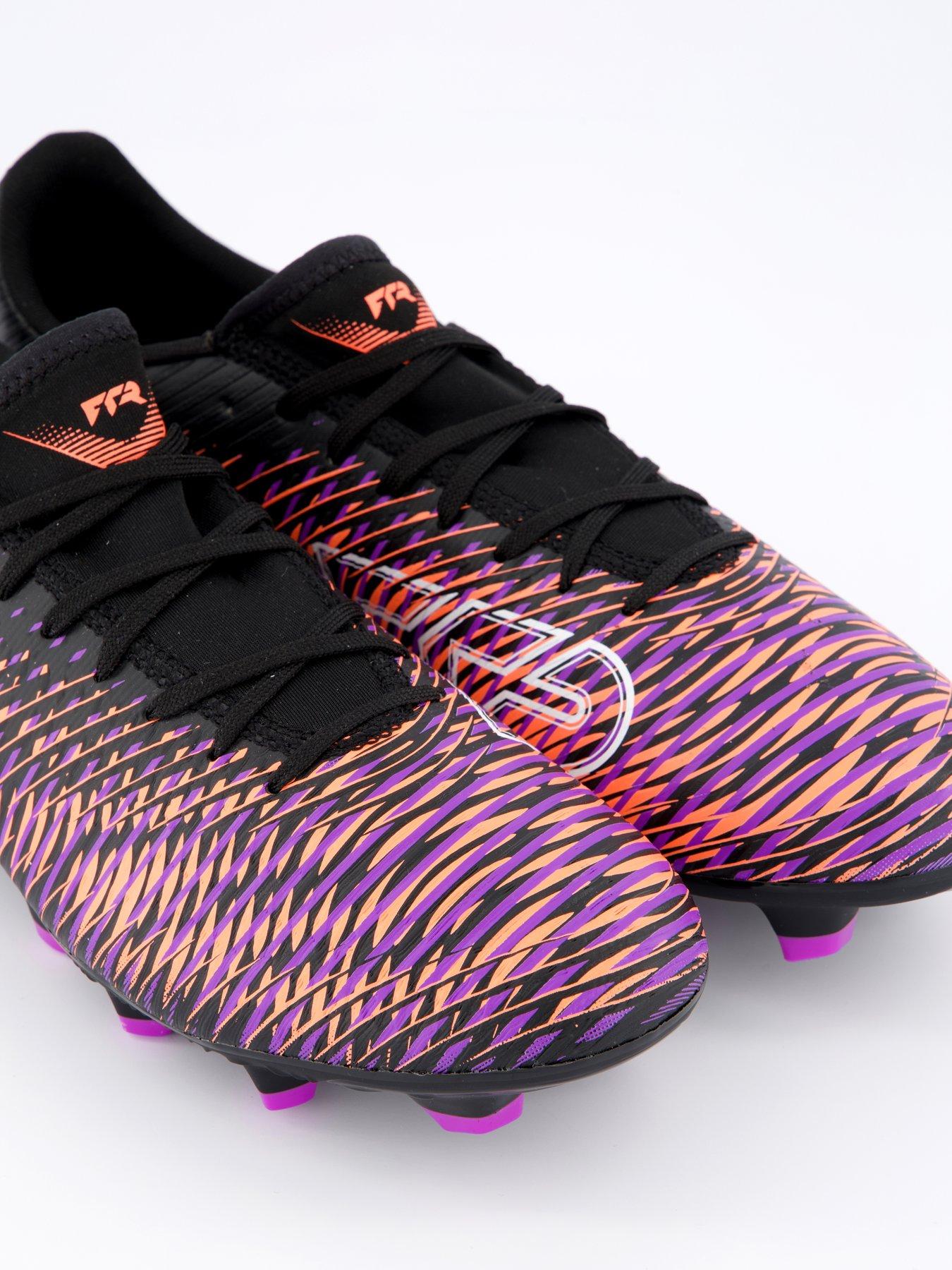Image 5 of 7 of Puma Mens Future 8 Play Firm Ground Football Boot - Black/Purple