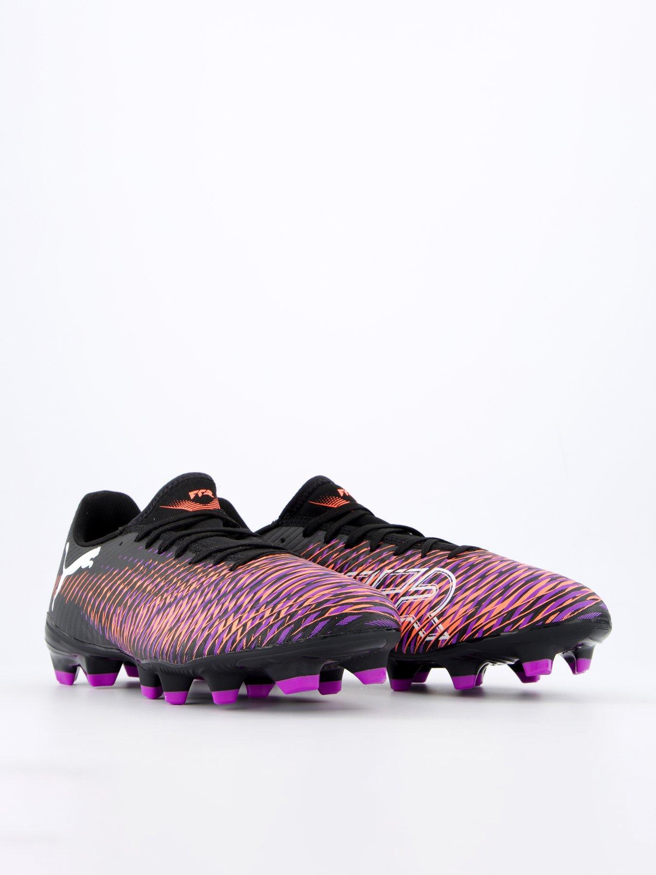Image 6 of 7 of Puma Mens Future 8 Play Firm Ground Football Boot - Black/Purple