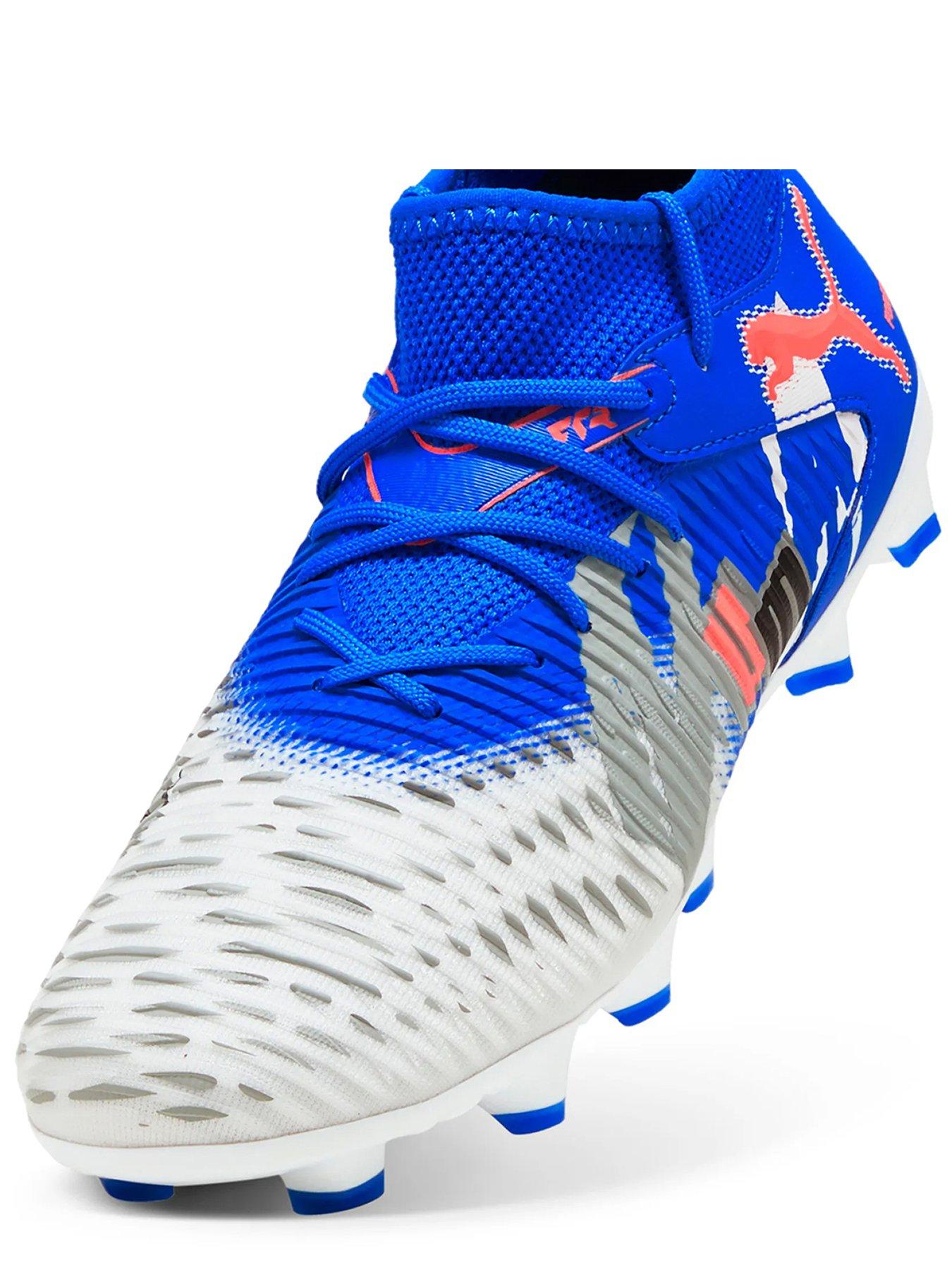 Image 4 of 6 of Puma Junior Future 8 Match Creativity Firm Ground Football Boot - White