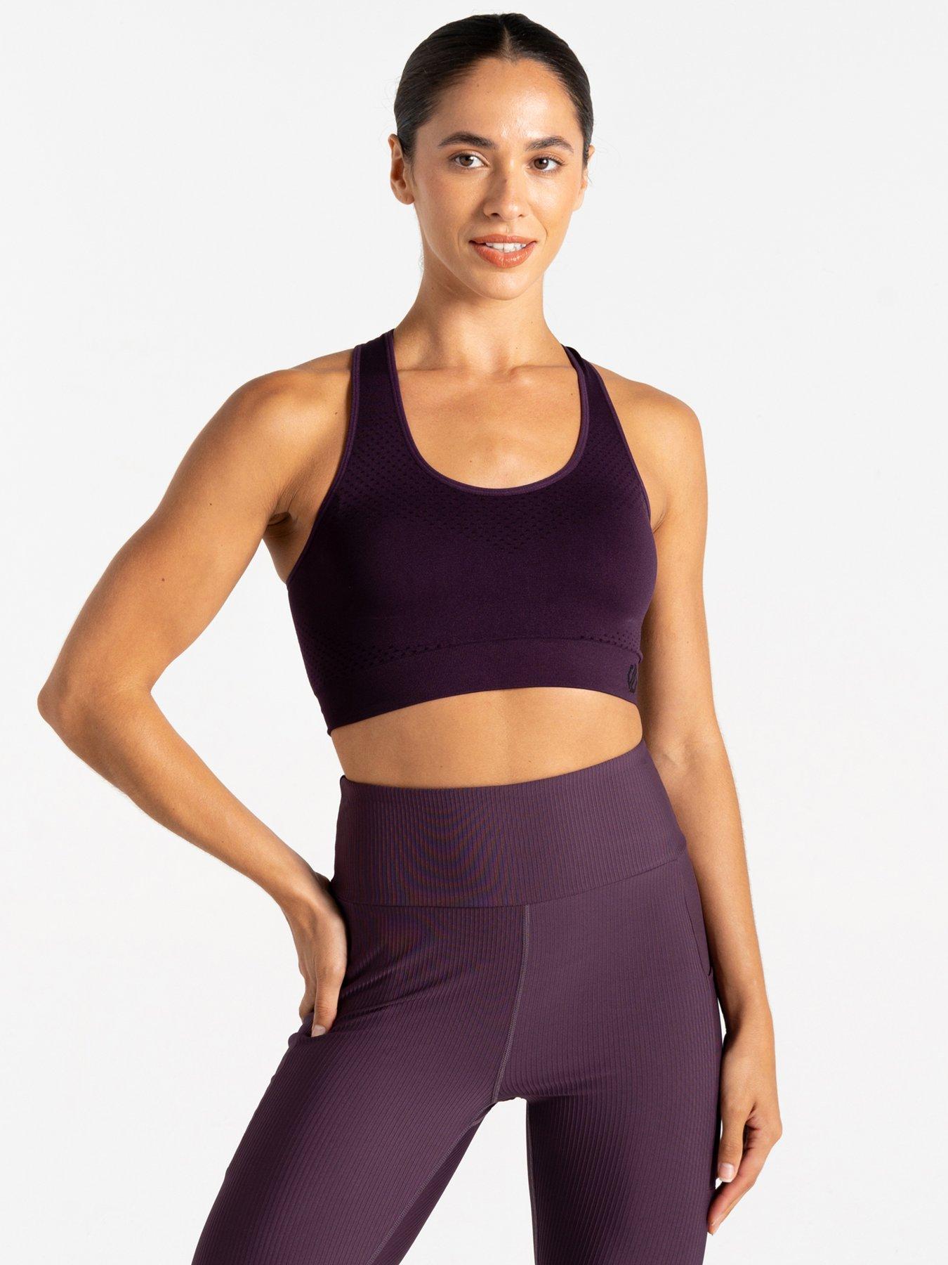 undefined Womens Don'T Sweat It II Sports Bra- Purple