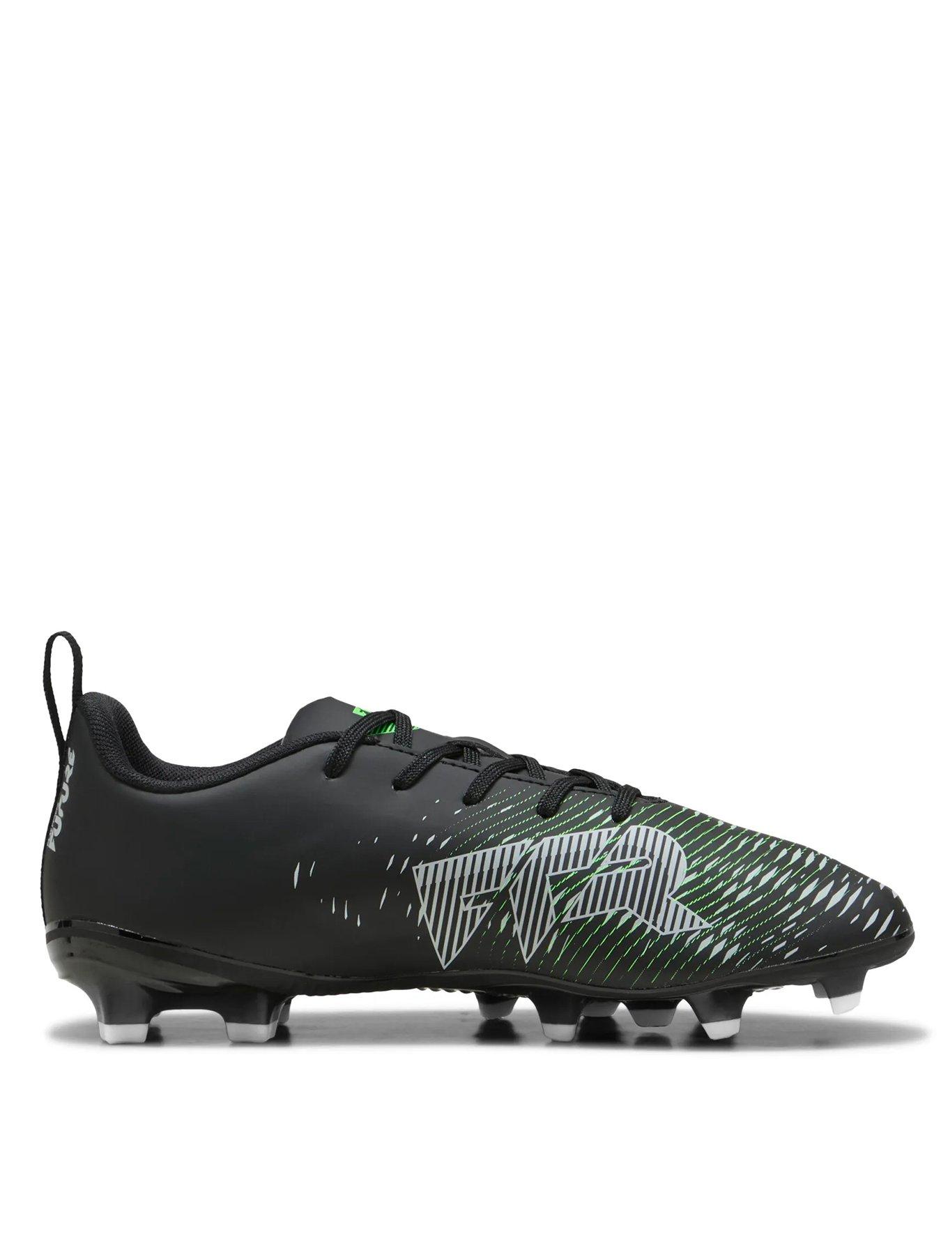 Puma Junior Future 8 Play Firm Ground Football Boot - Black