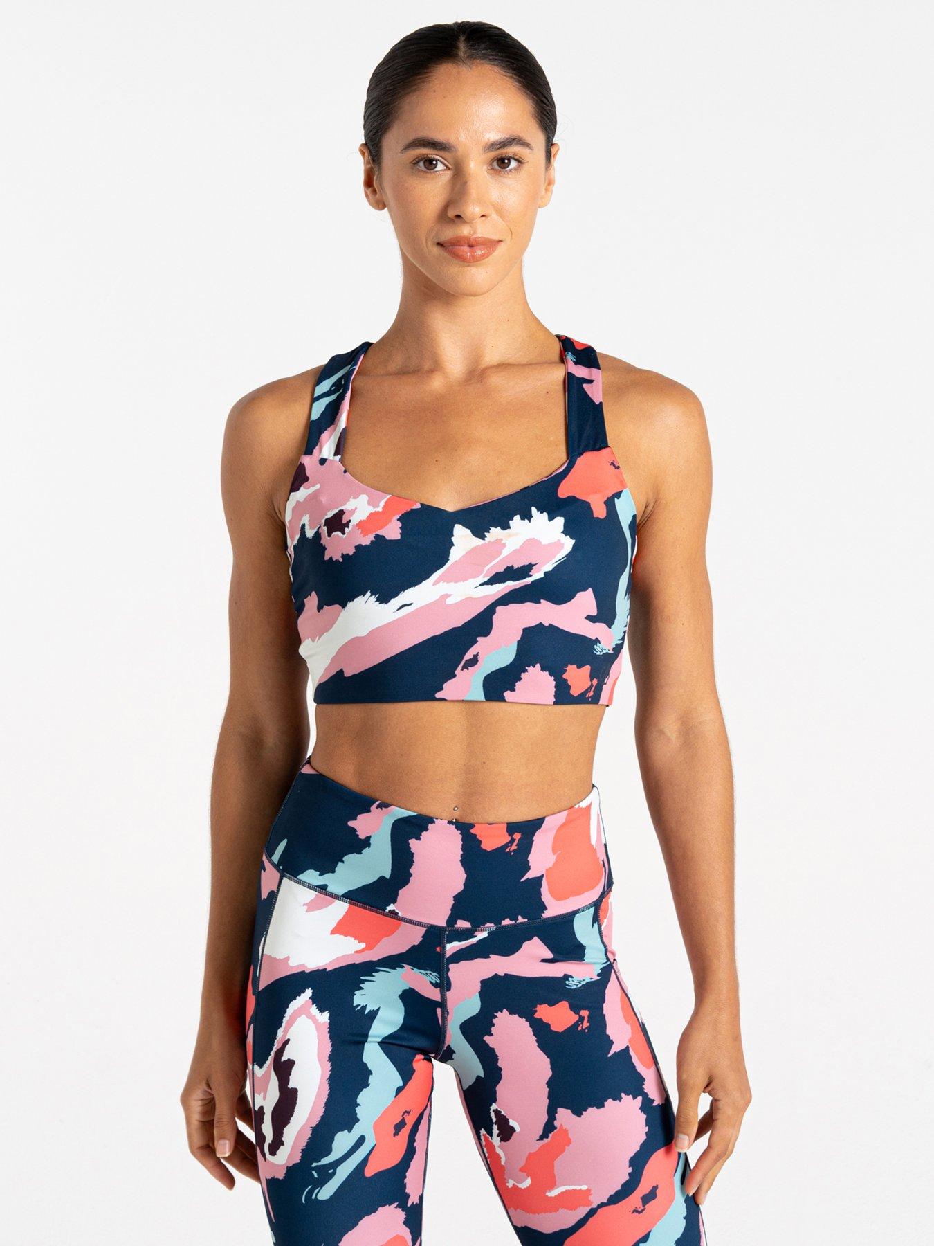 Dare 2b Womens Swift III Sports Bra, Pink, Size Xs, Women