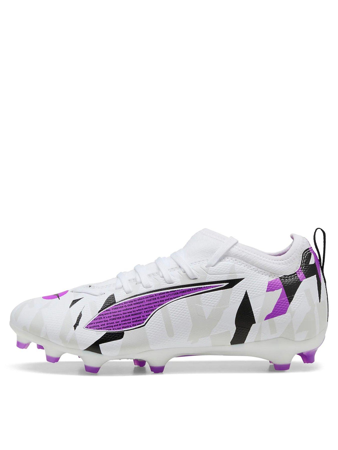 undefined Junior Ultra 5 Match Forever Firm Ground Football Boots - White