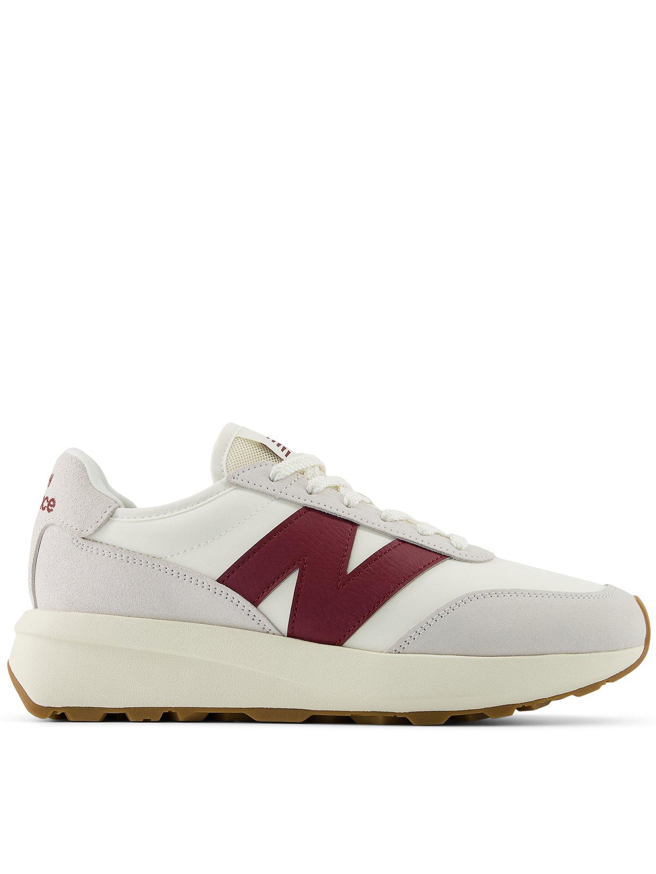 New Balance Unisex 370 Trainers - Burgundy