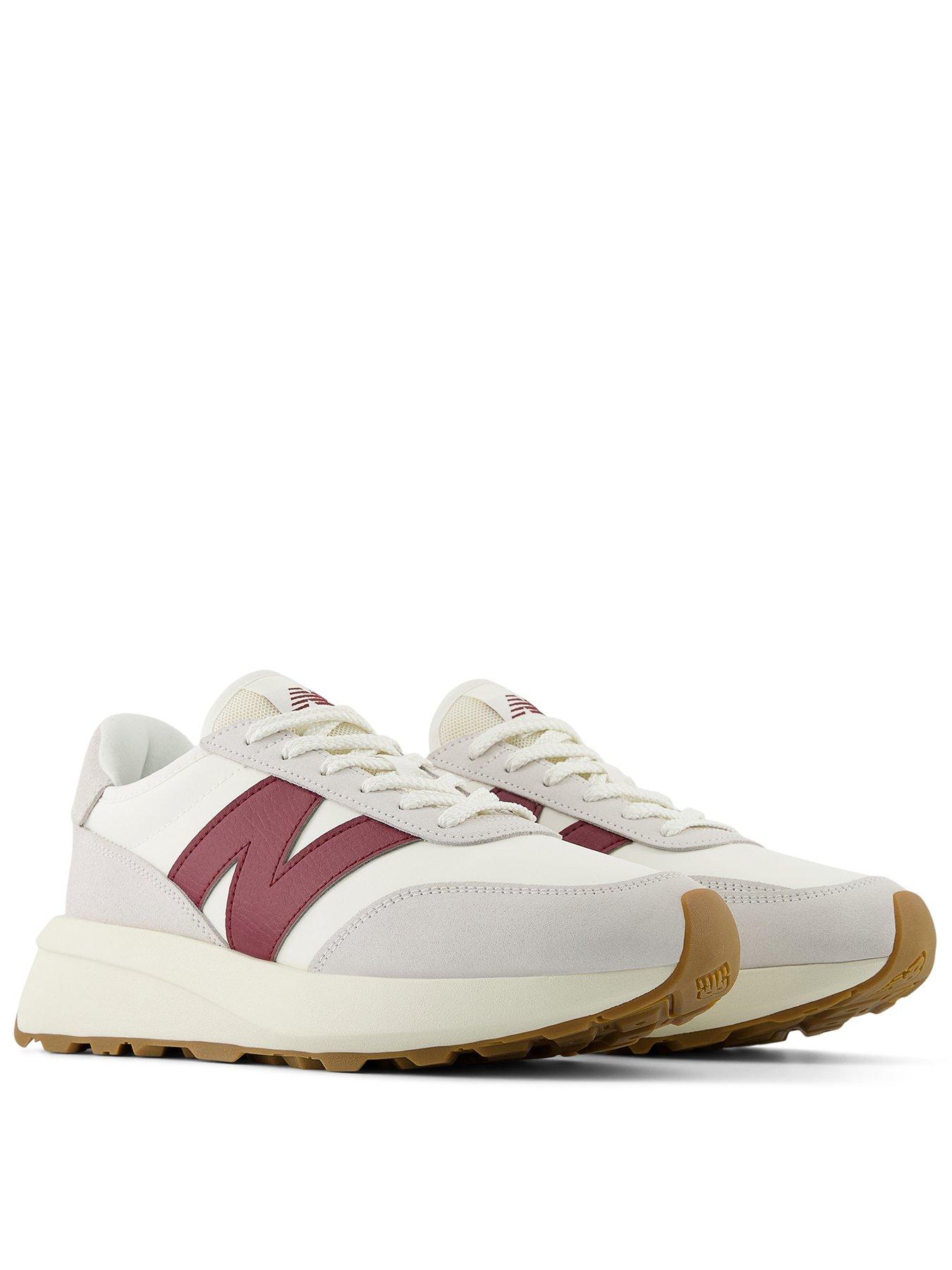 Image 2 of 6 of New Balance Unisex 370 Trainers - Burgundy
