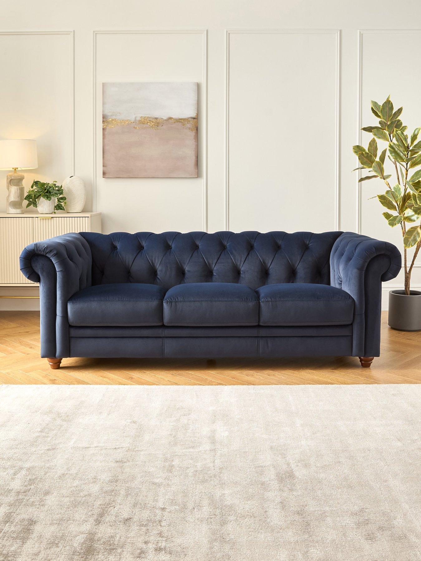 undefined Cheltenham 3 Seater Standard Back Fabric Sofa