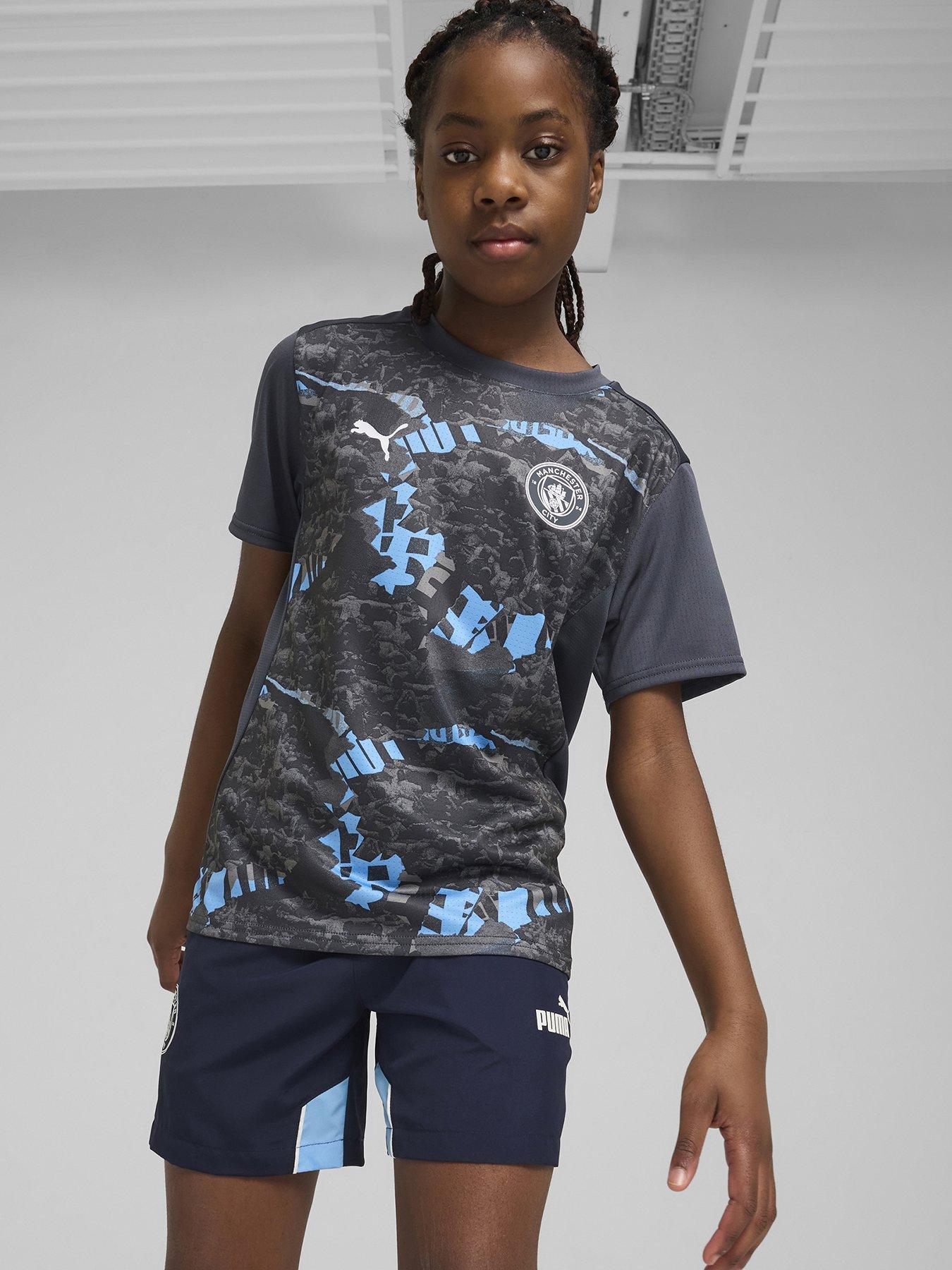 undefined Junior Mcfc Prematch Ss Jersey-grey