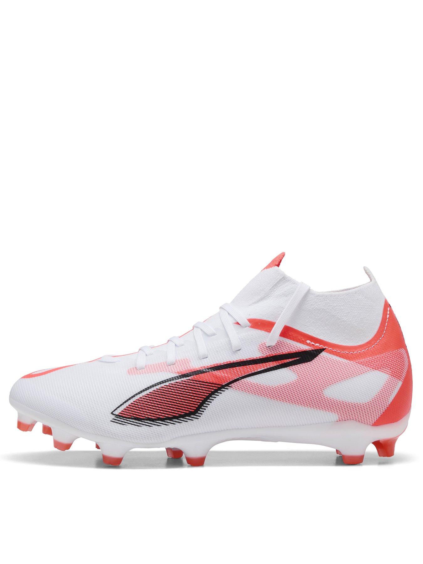 undefined Womens Ultra 5 Match Laceless Firm Ground Football Boots - White