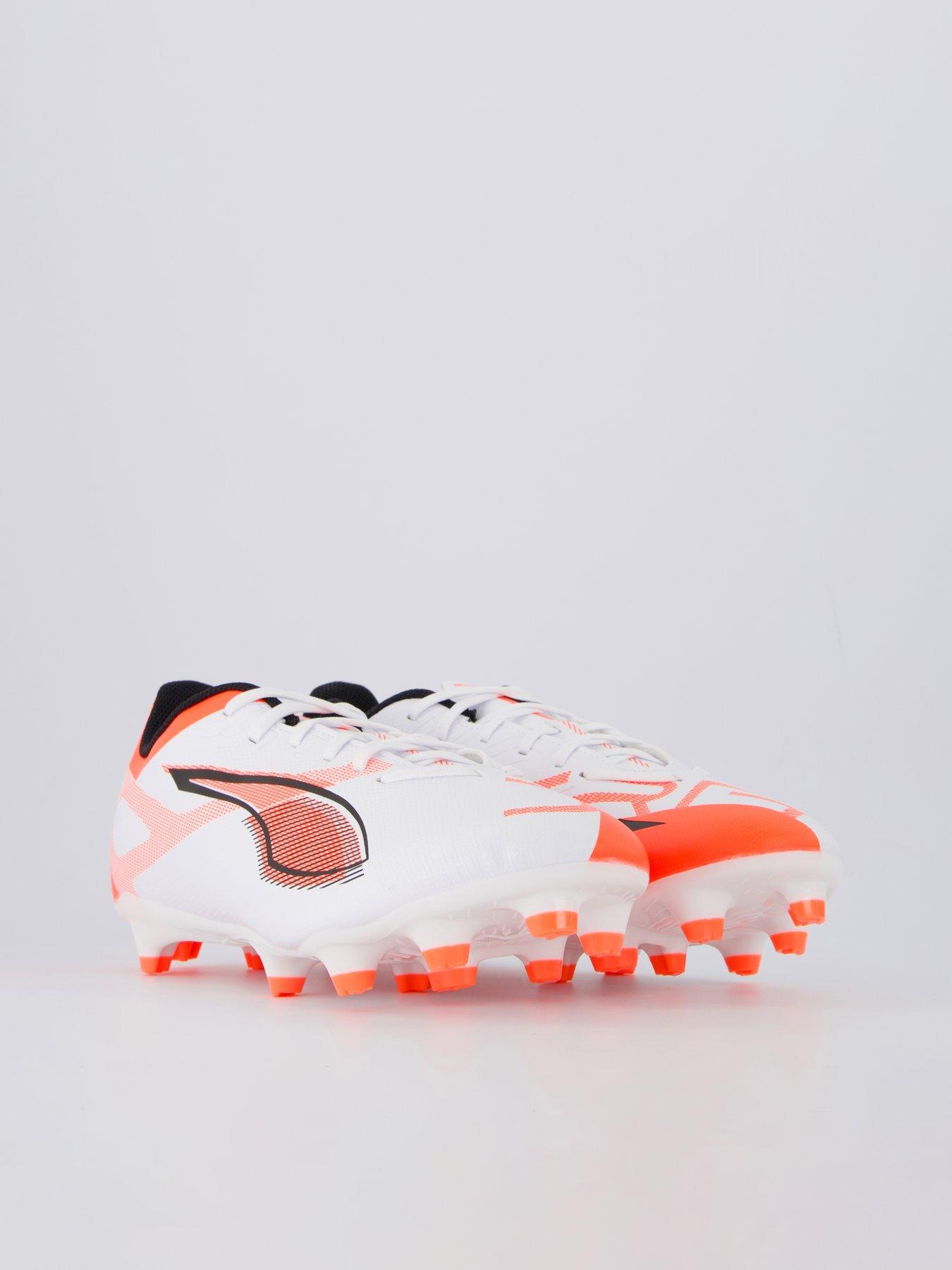 Image 6 of 6 of Puma Mens Ultra 5 Play Firm Ground Football Boots - White