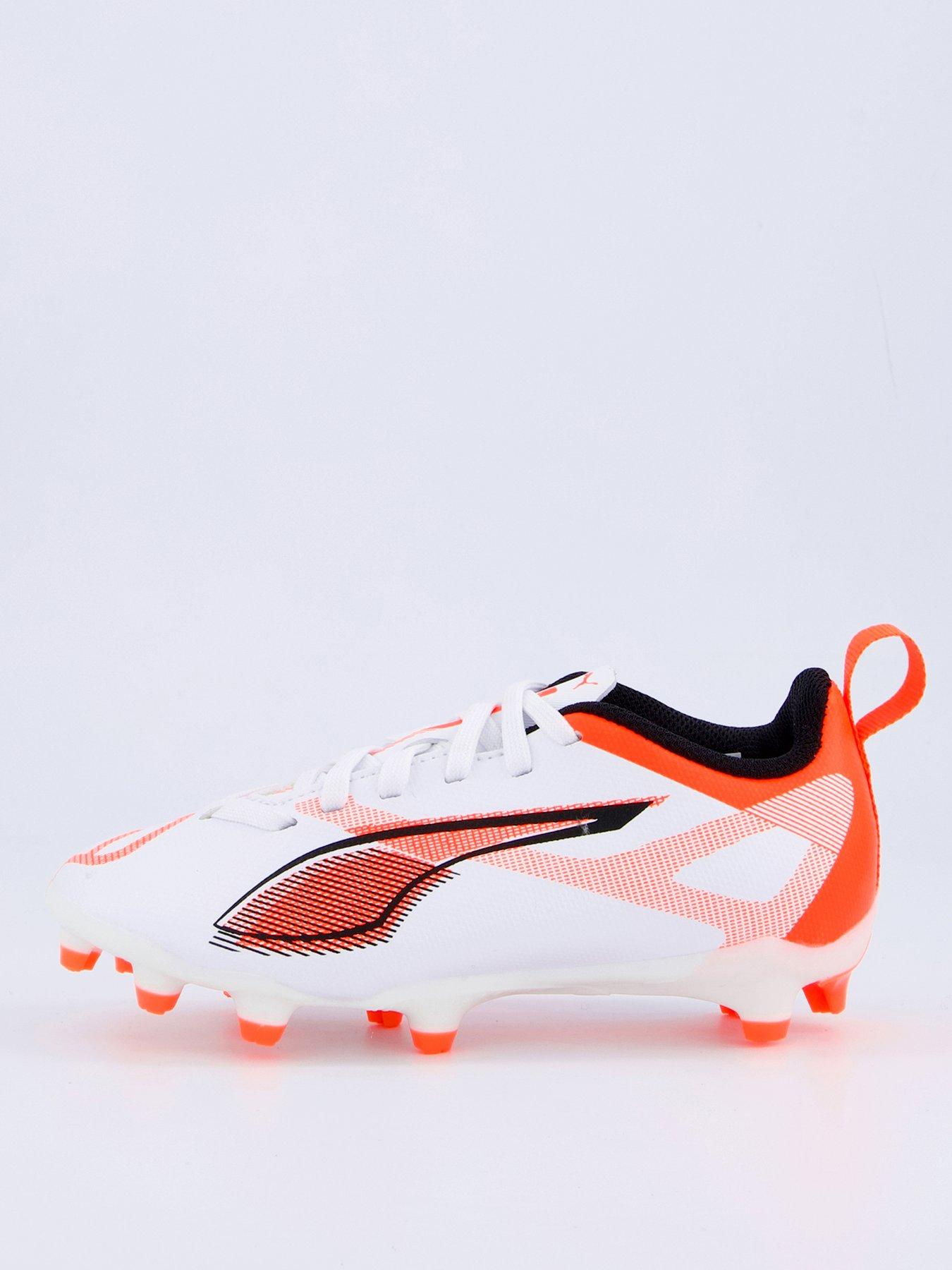 undefined Junior Ultra 5 Play Firm Ground Football Boots - White
