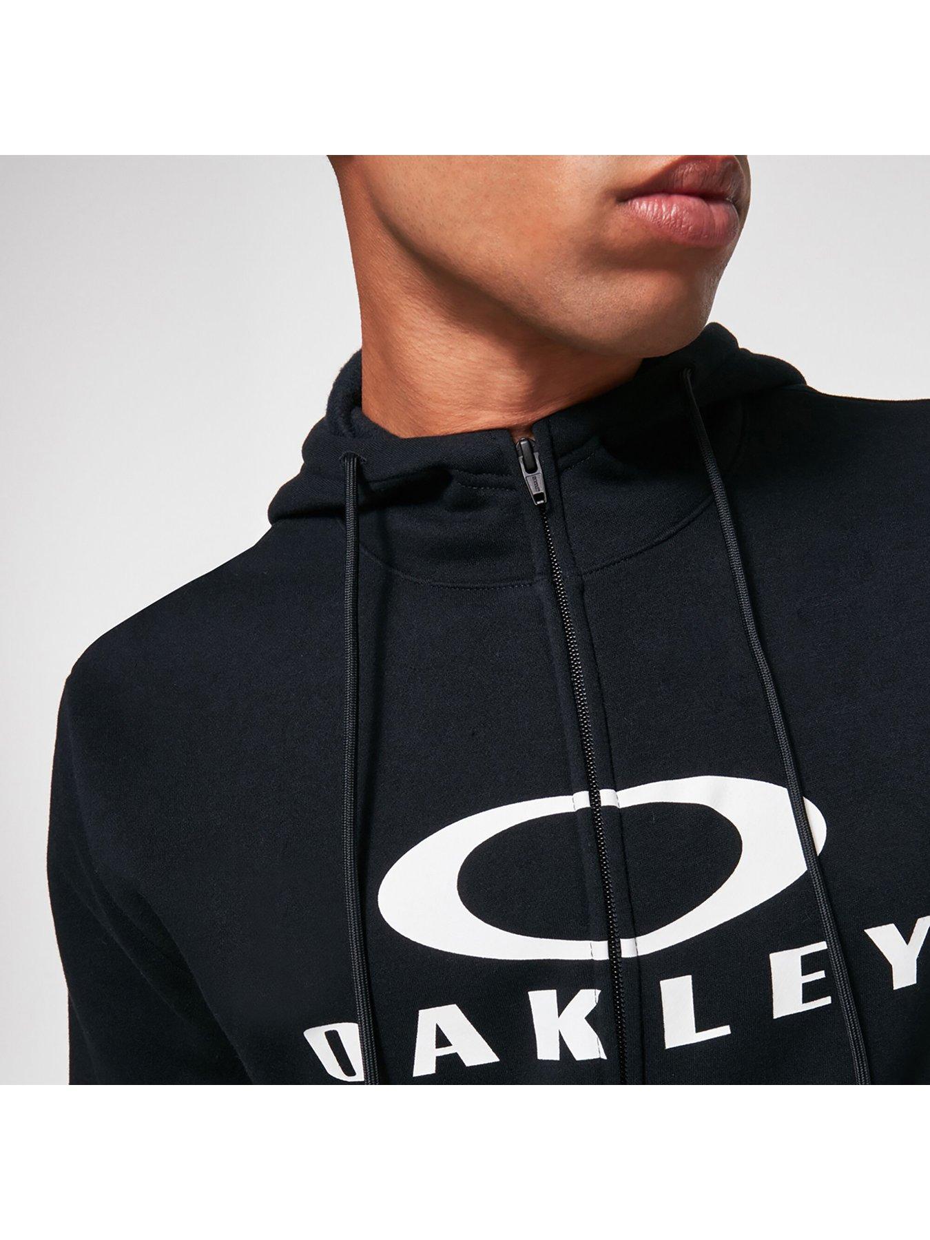 Image 4 of 6 of Oakley Mens Bark Fz Hoodie 20 - Black