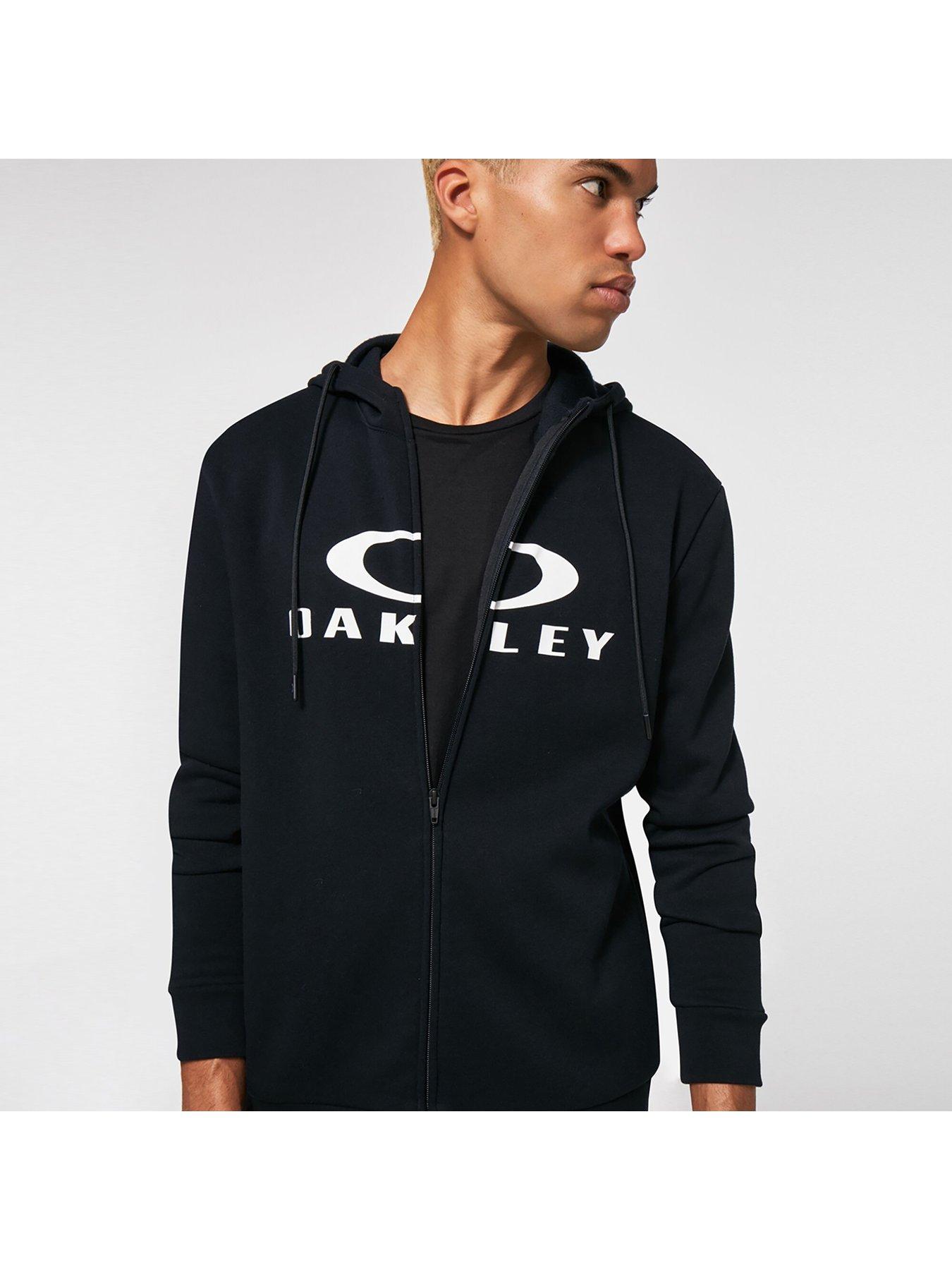 Image 5 of 6 of Oakley Mens Bark Fz Hoodie 20 - Black