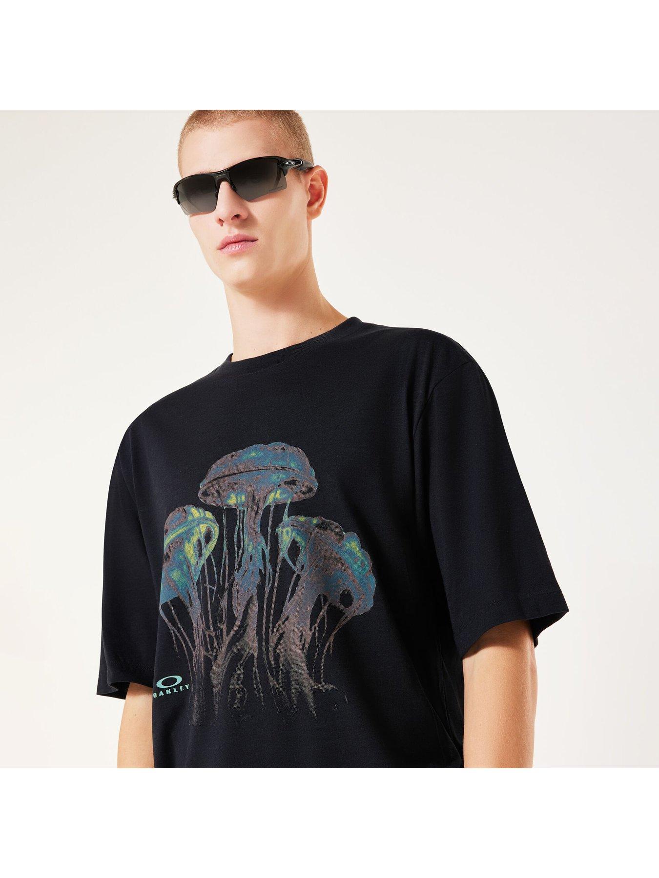 Image 4 of 6 of Oakley Mens Jellyfish T Shirt - Black