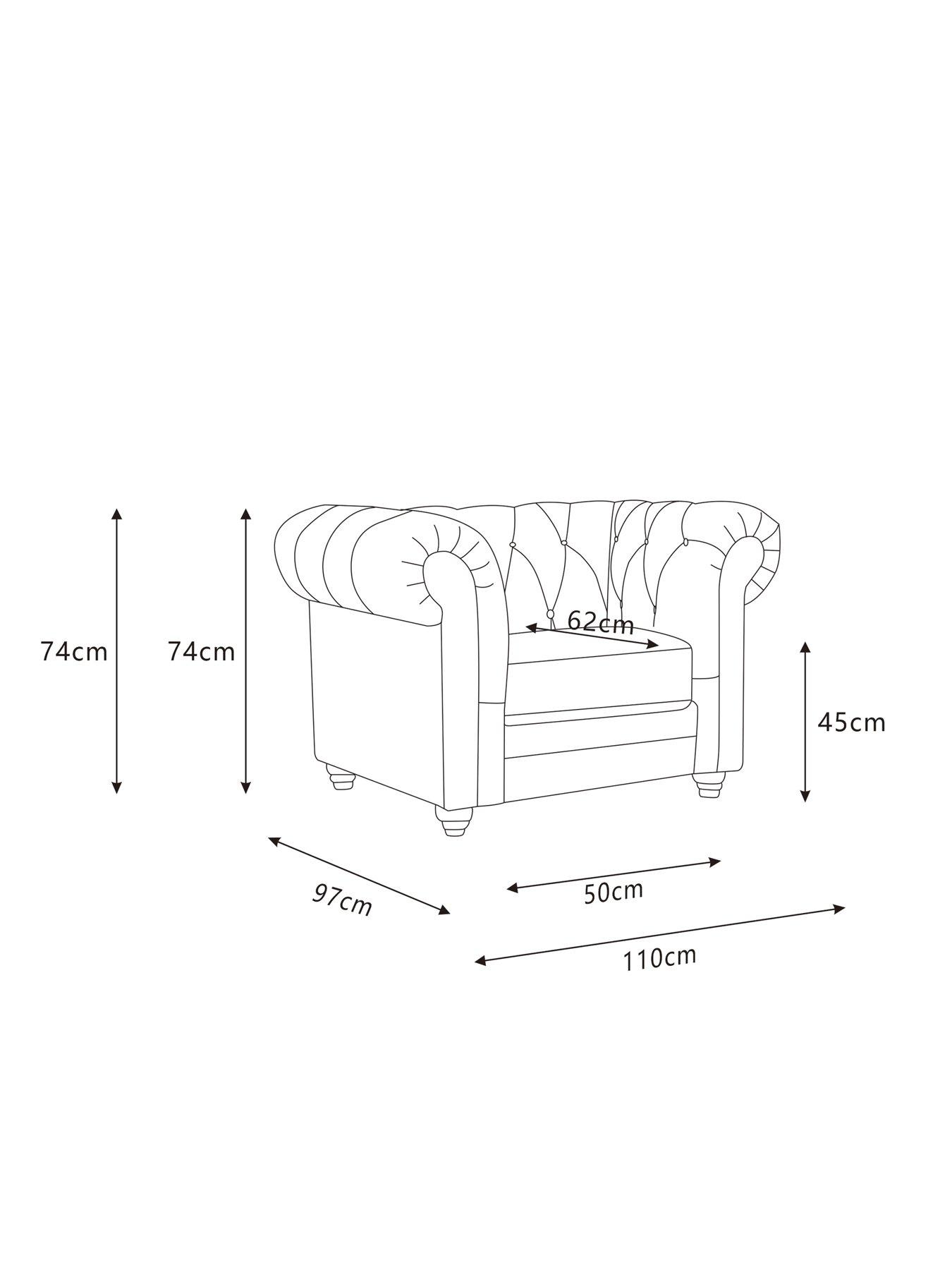 Image 7 of 7 of The Very Collection Cheltenham Fabric Armchair