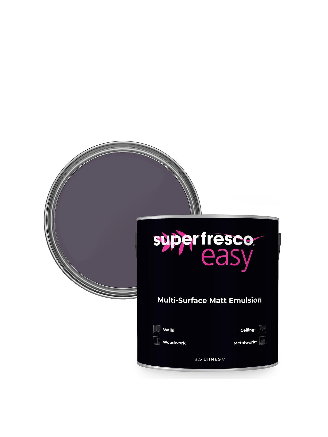 Product photograph of Superfresco Easy Paint Multi-surface Matt Emulsion 2 5l - Weekend Club from very.co.uk