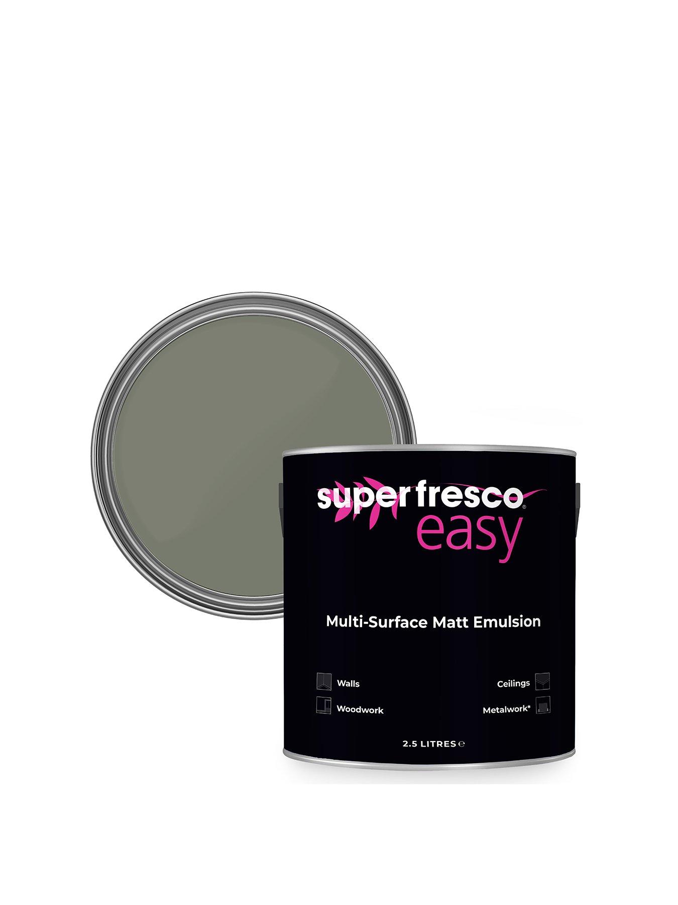 Product photograph of Superfresco Easy Paint Multi-surface Matt Emulsion 2 5l - It S A Jungle from very.co.uk