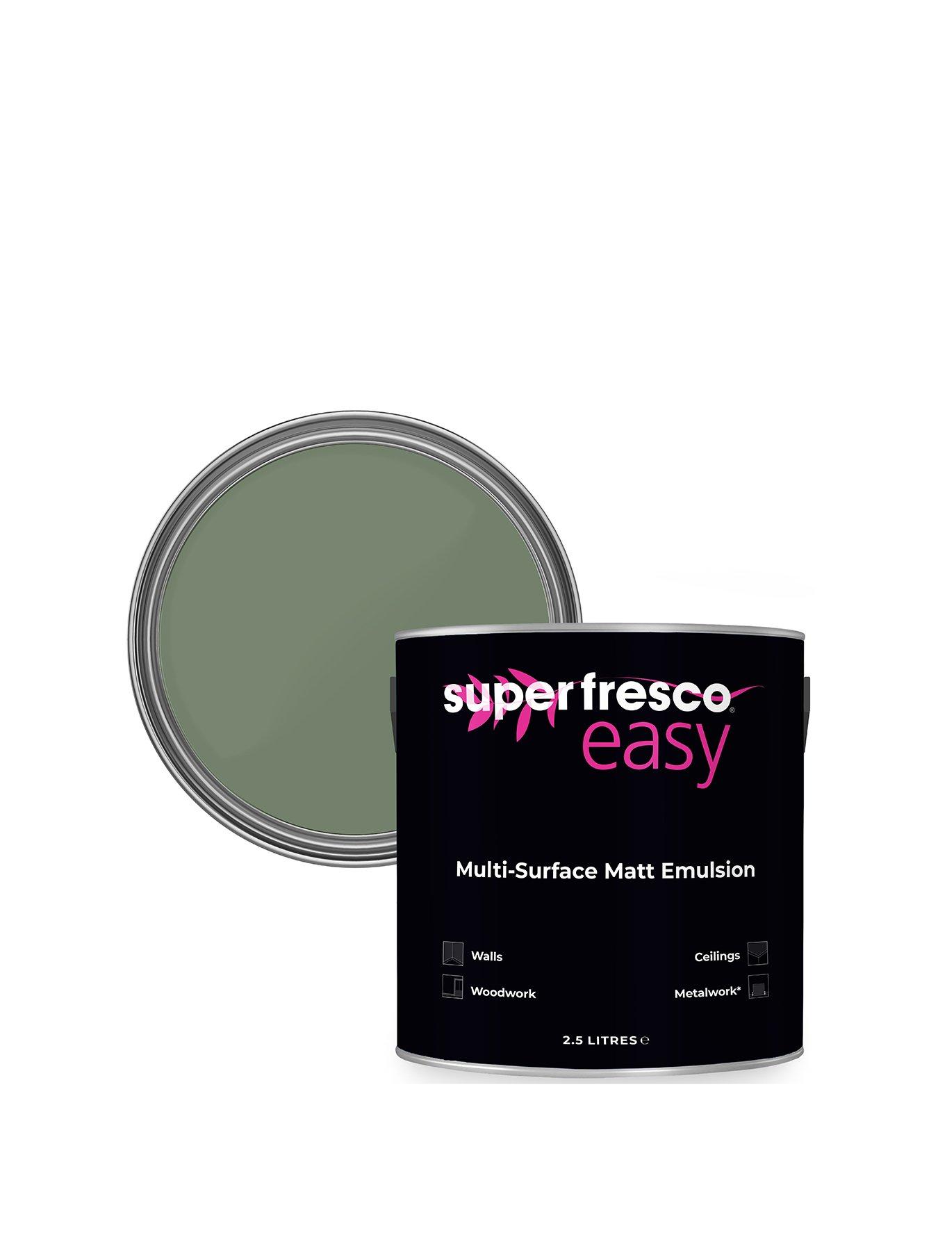 Product photograph of Superfresco Easy Paint Multi-surface Matt Emulsion 2 5l - Tuscan Groves from very.co.uk