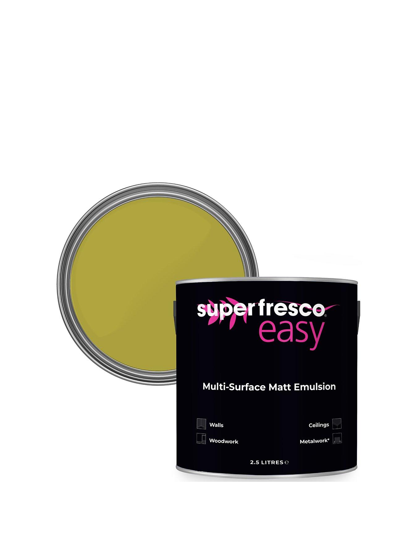 Product photograph of Superfresco Easy Paint Multi-surface Matt Emulsion 2 5l - Hello Sunshine from very.co.uk