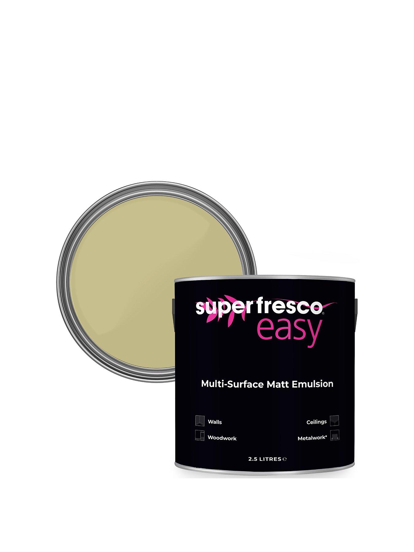 Product photograph of Superfresco Easy Paint Multi-surface Matt Emulsion 2 5l - Queen Bee from very.co.uk