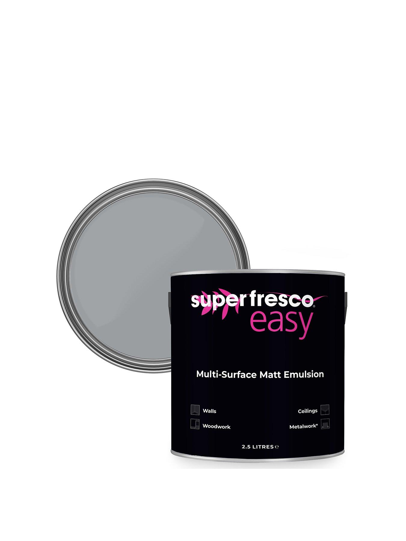 Product photograph of Superfresco Easy Paint Multi-surface Matt Emulsion 2 5l - Make A Wish from very.co.uk