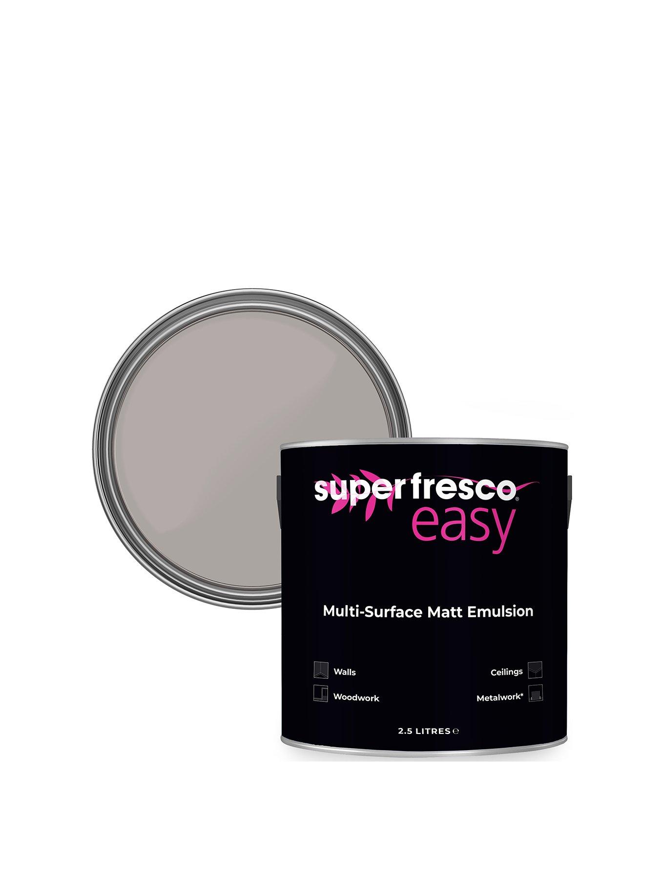 Product photograph of Superfresco Easy Paint Multi-surface Matt Emulsion 2 5l - Ella Bella from very.co.uk