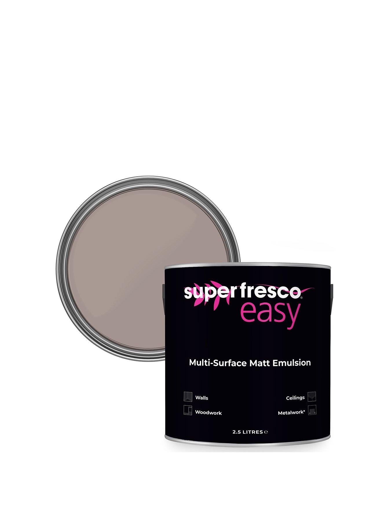 Product photograph of Superfresco Easy Paint Multi-surface Matt Emulsion 2 5l - Blush Crush from very.co.uk
