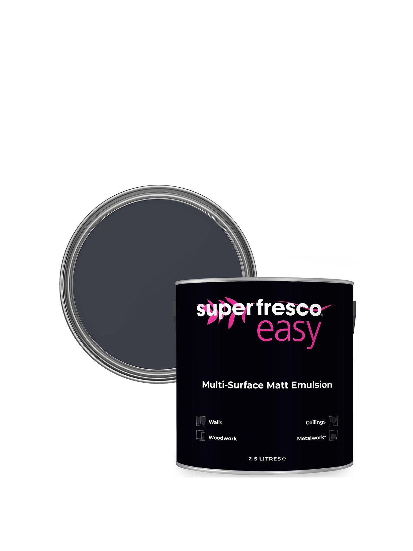 Product photograph of Superfresco Easy Paint Multi-surface Matt Emulsion 2 5l - Moonlit Waves from very.co.uk