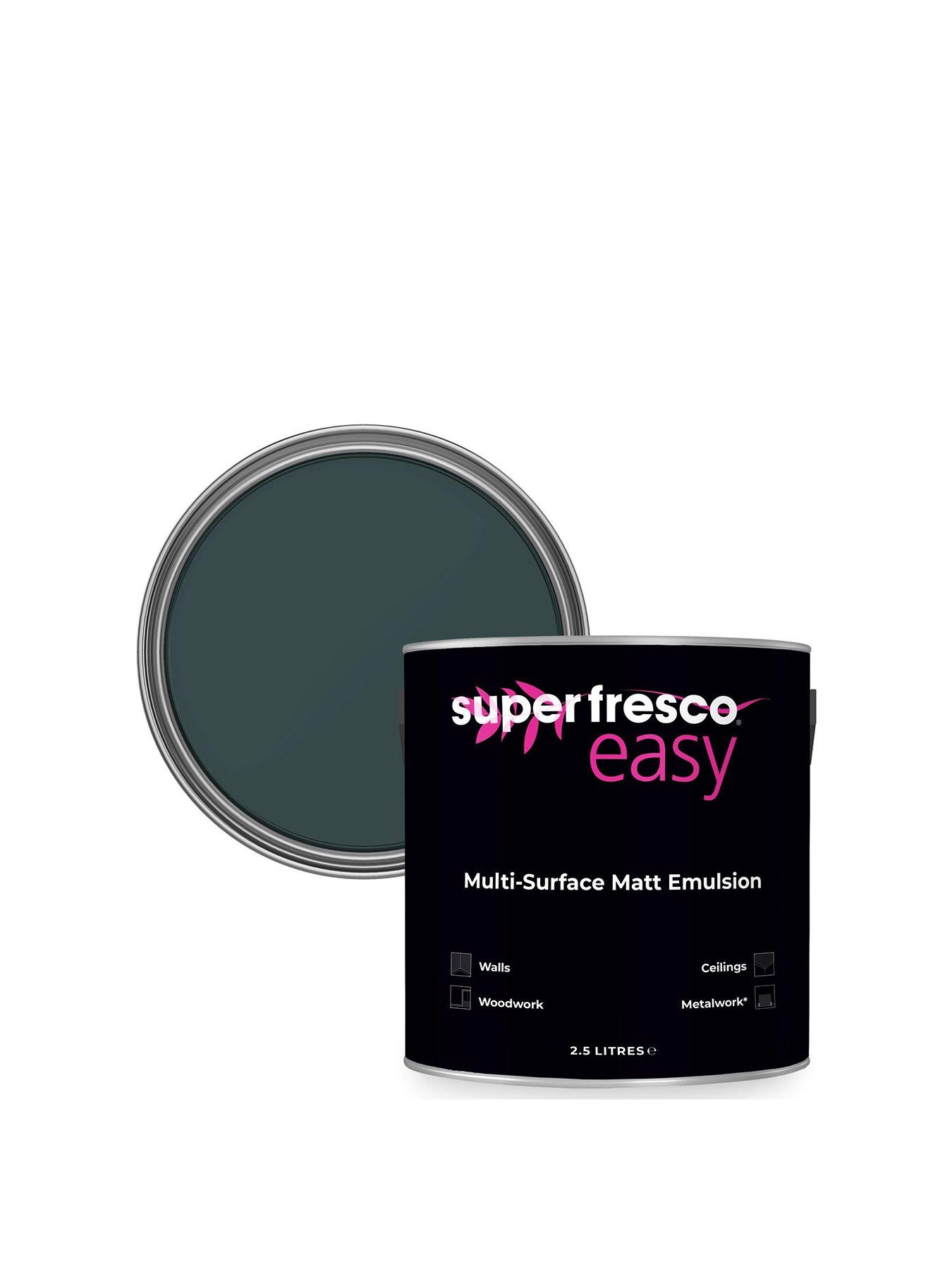 Product photograph of Superfresco Easy Paint Multi-surface Matt Emulsion 2 5l - Evening Attire from very.co.uk