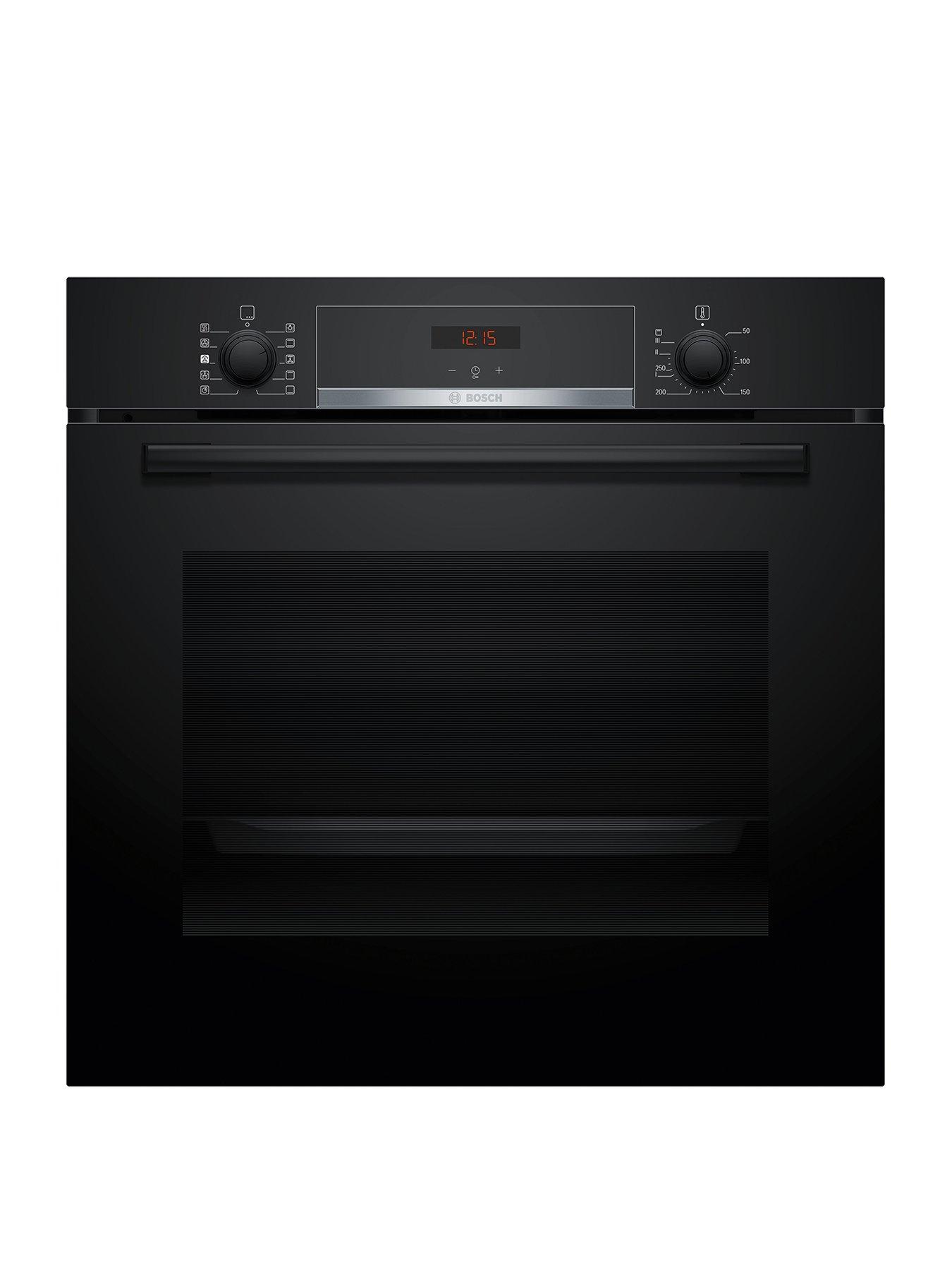 Bosch Series 4 HQA534BB3B Built-in Electric Single Oven with Hotair Steam - Black