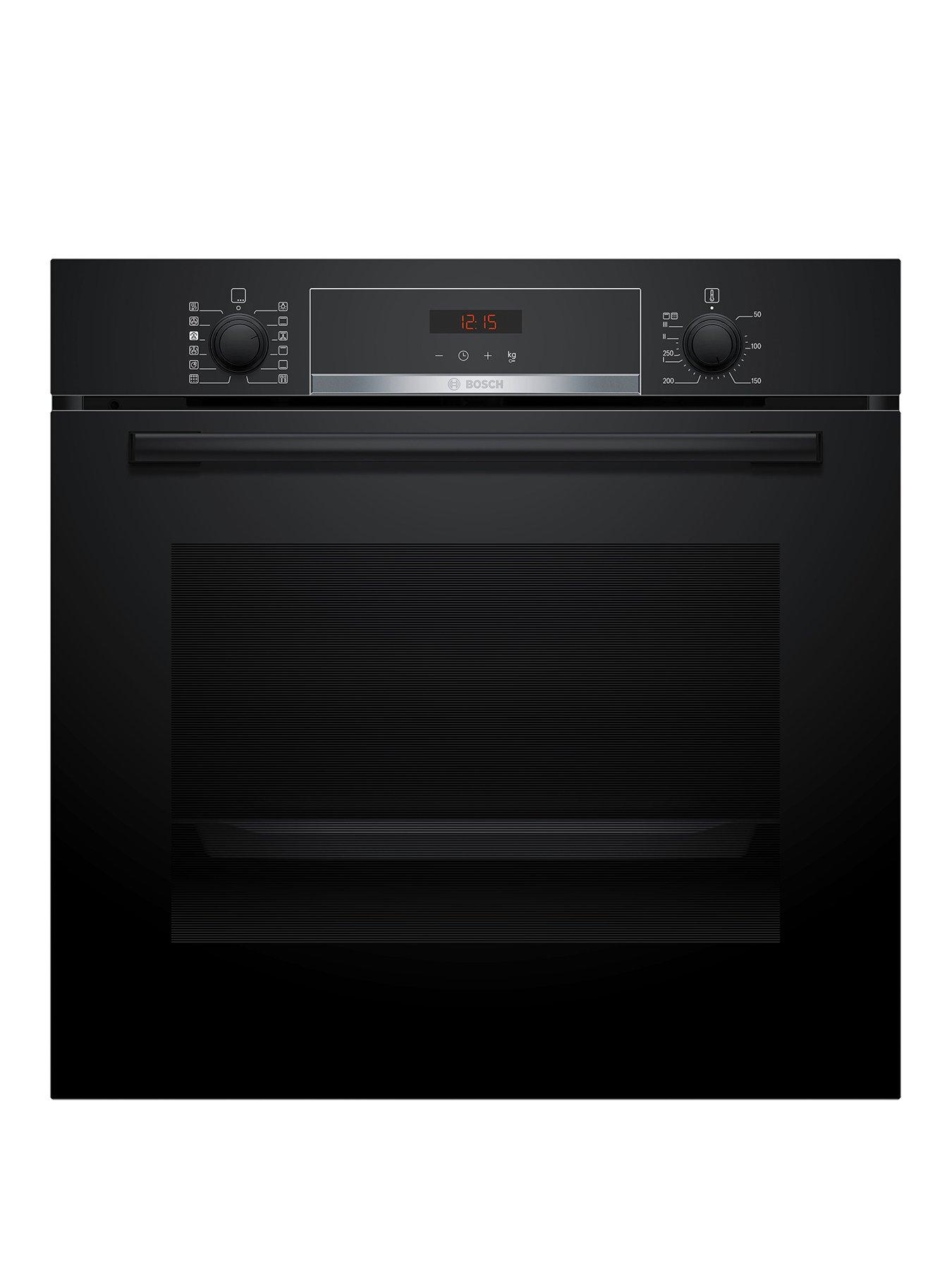 Bosch Series 4 HQA574BB3B Built-in Electric Single Oven with Pyrolytic Cleaning - Black